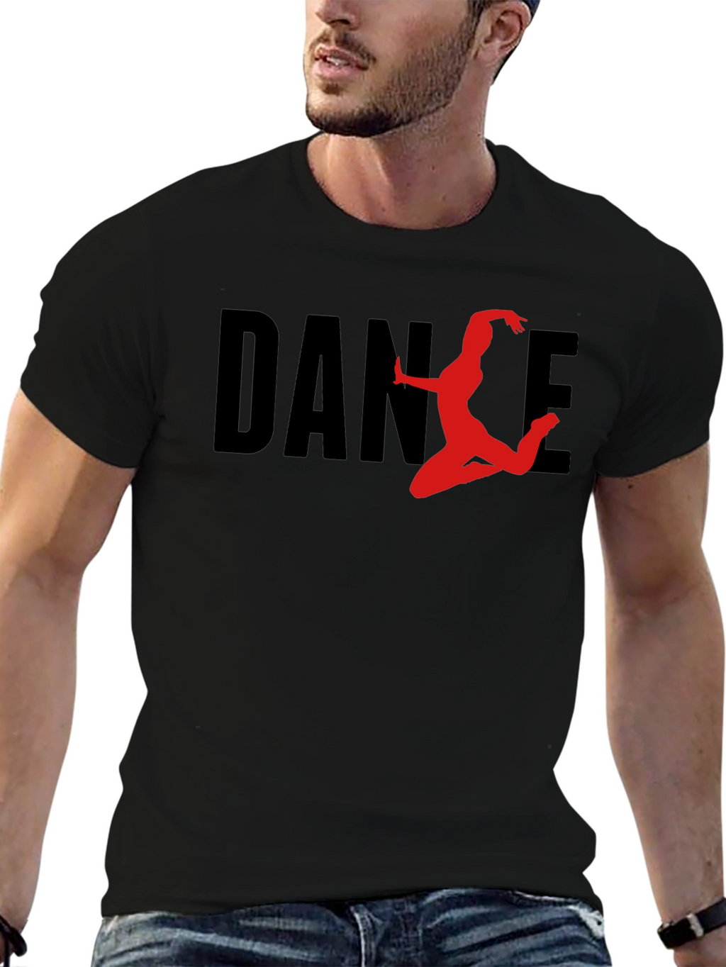 Dance Graphic Tee - Black