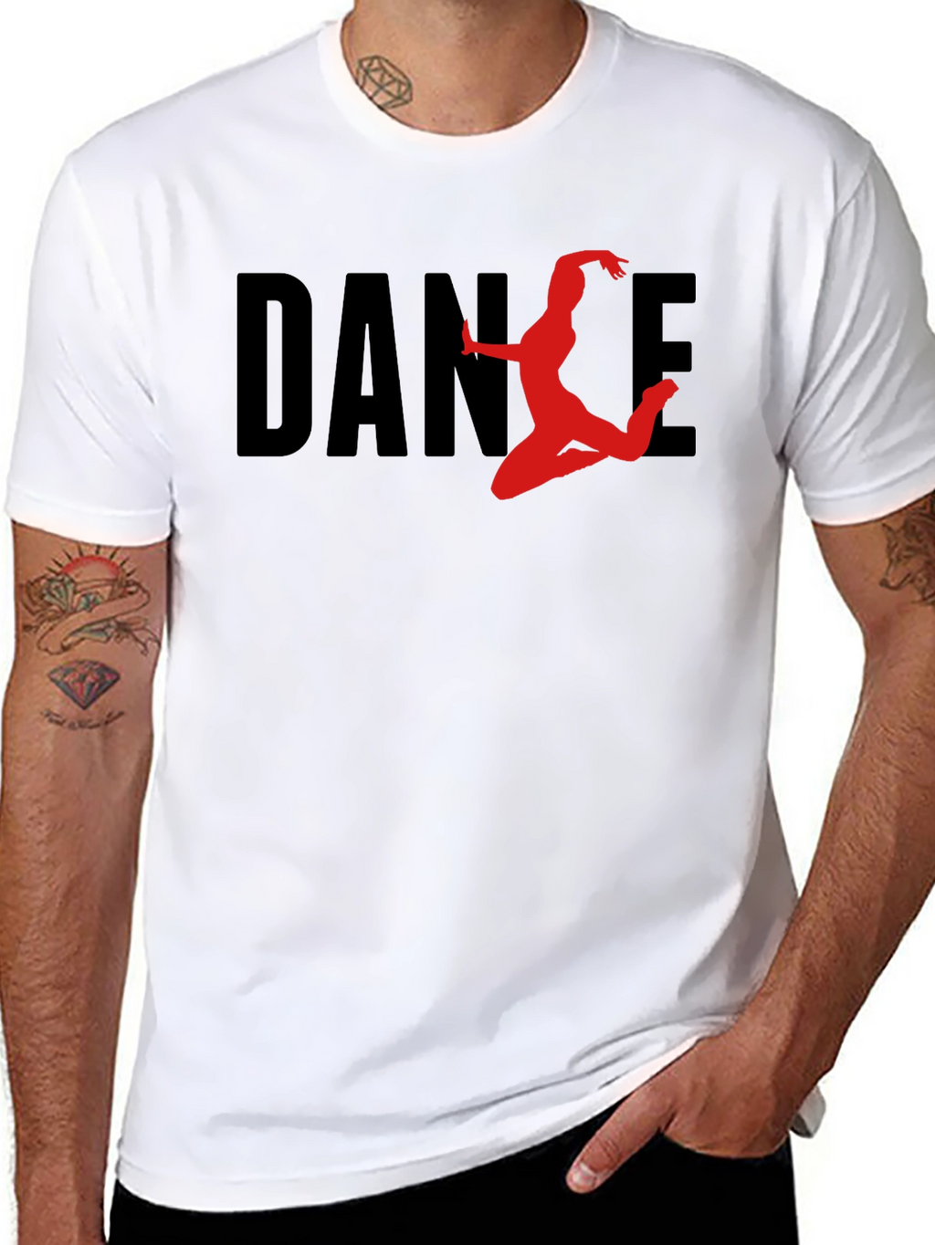 Dance Graphic Tee - Black