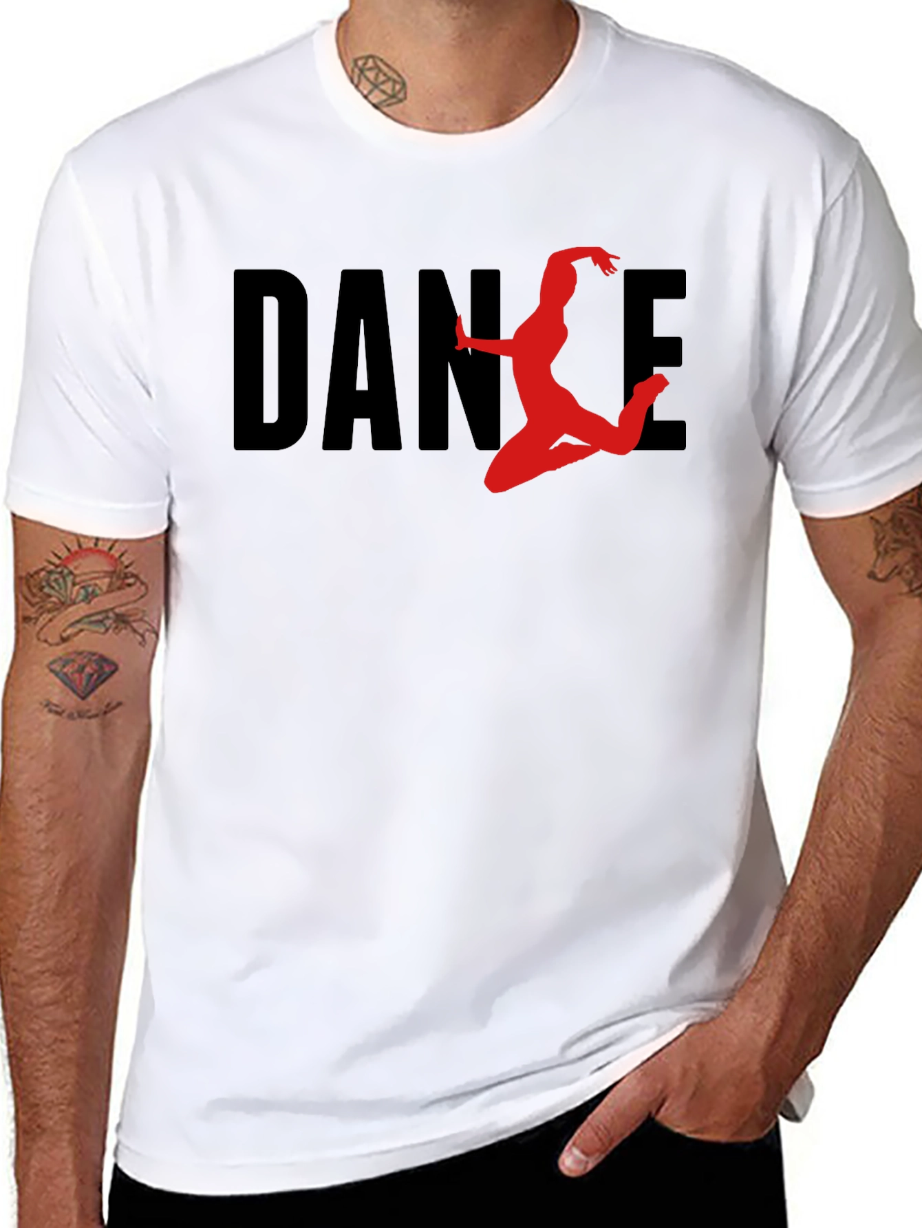 Dance Graphic Tee - Black