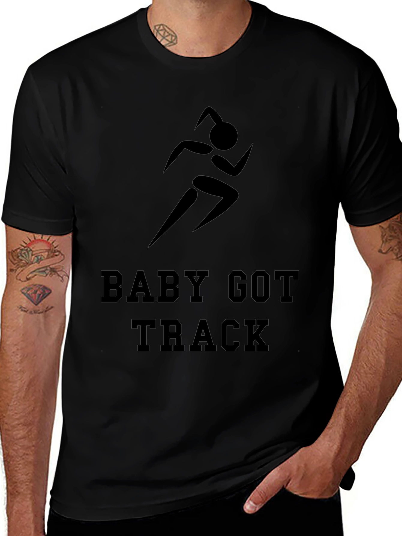 Baby Got Track T-Shirt - Funny Running Tee