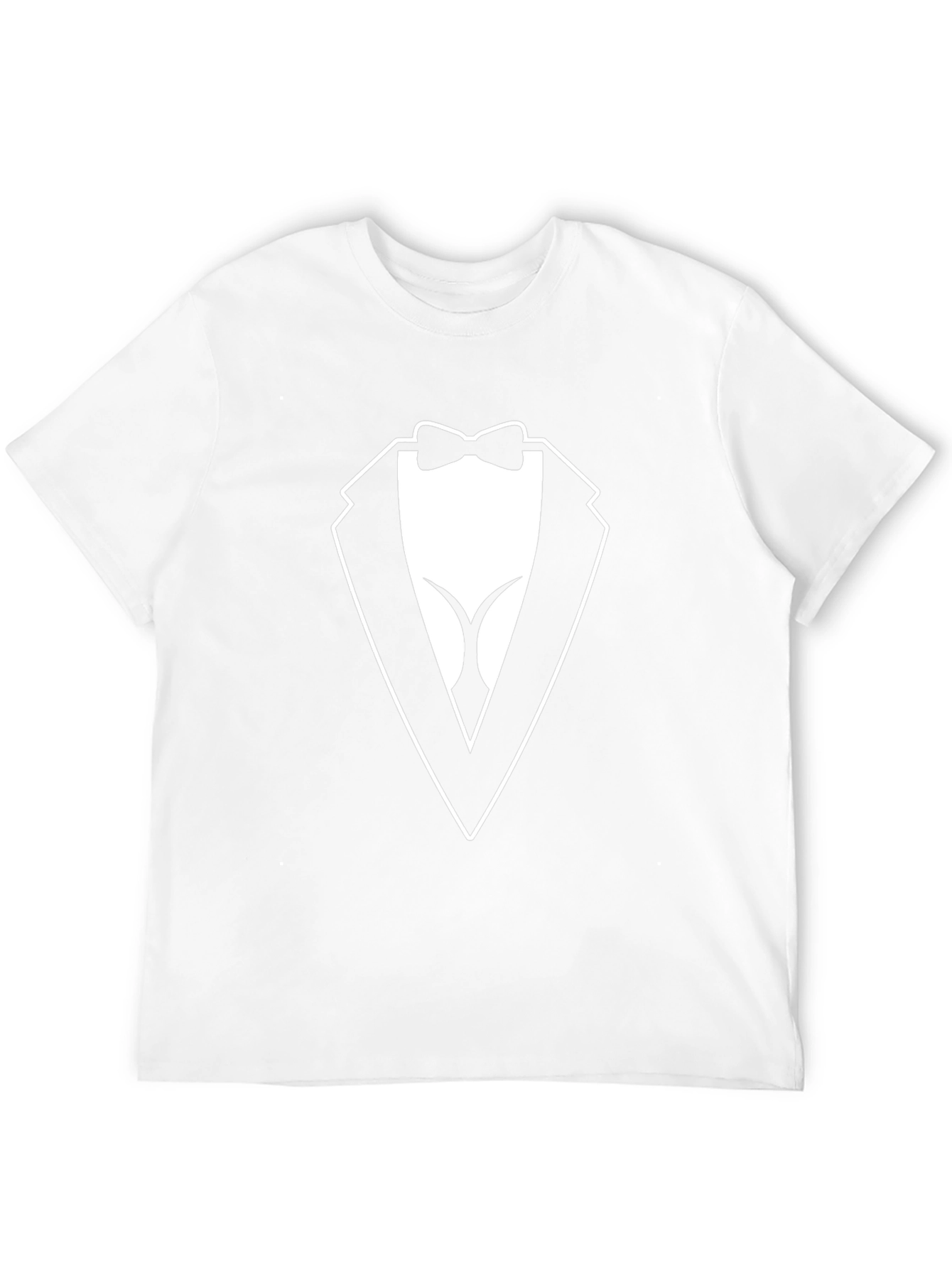 Novelty Tuxedo T-Shirt - Black Casual Wear