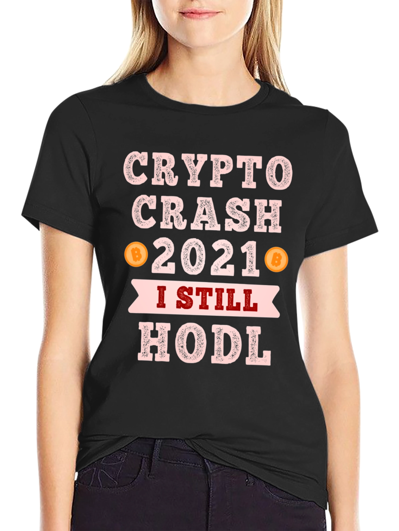 Crypto Crash 2021 HODL T-Shirt - Bitcoin Investor Tee