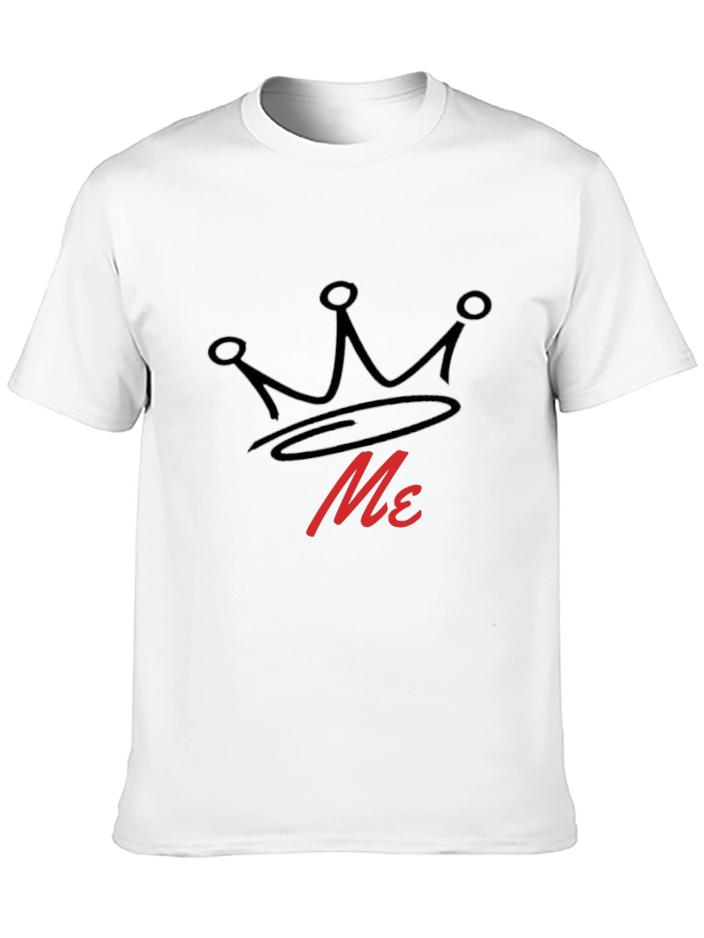 King Me Graphic Tee - Black Cotton T-Shirt