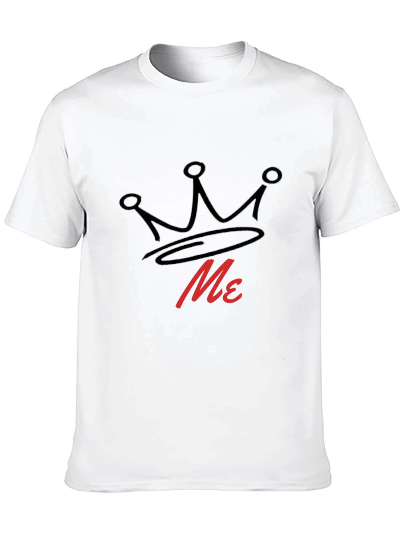 King Me Graphic Tee - Black Cotton T-Shirt