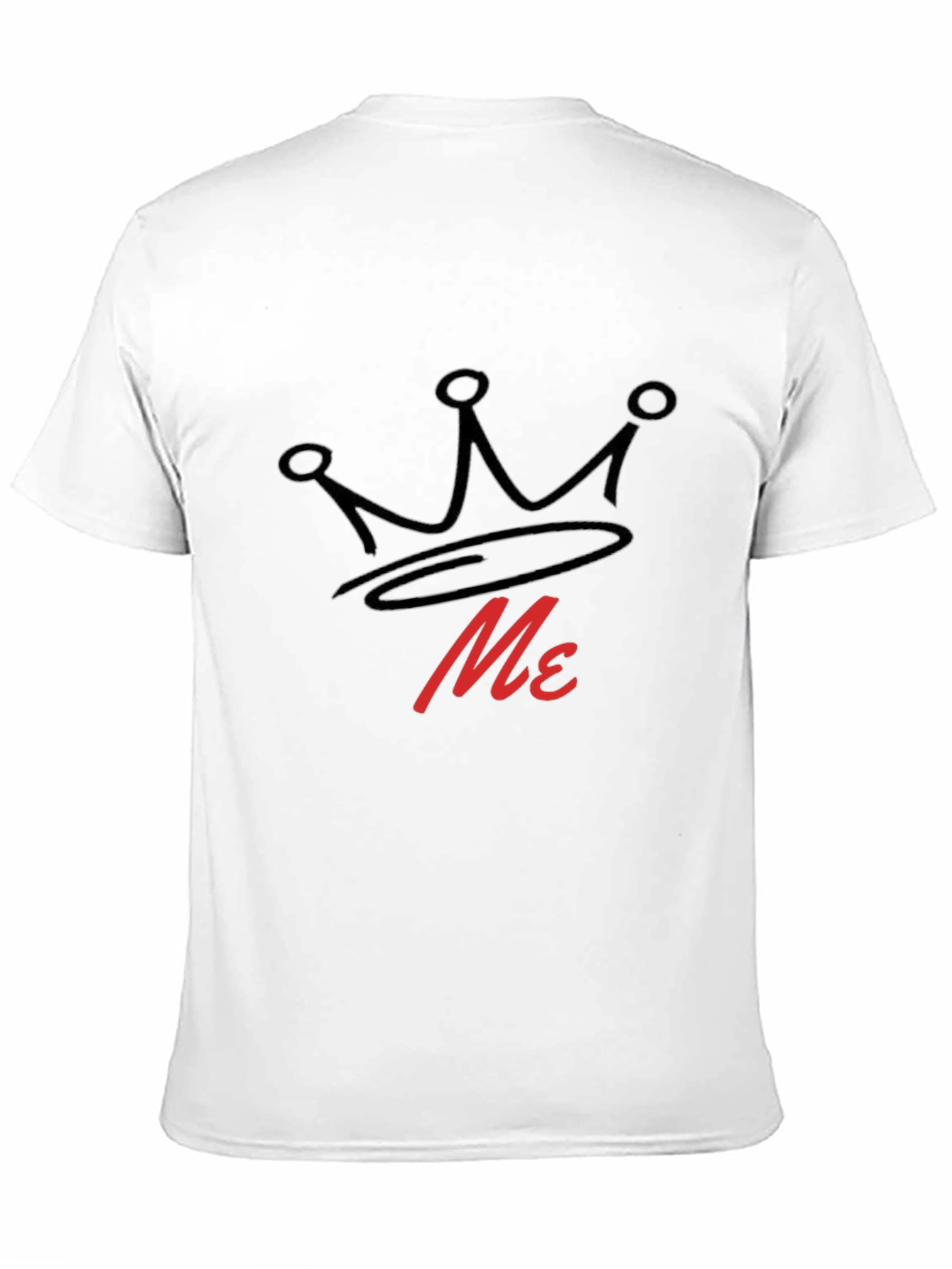 King Me Graphic Tee - Black Cotton T-Shirt