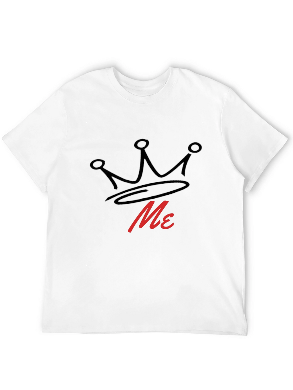 King Me Graphic Tee - Black Cotton T-Shirt