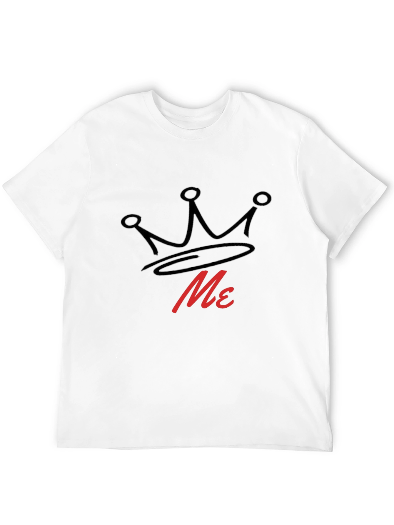 King Me Graphic Tee - Black Cotton T-Shirt