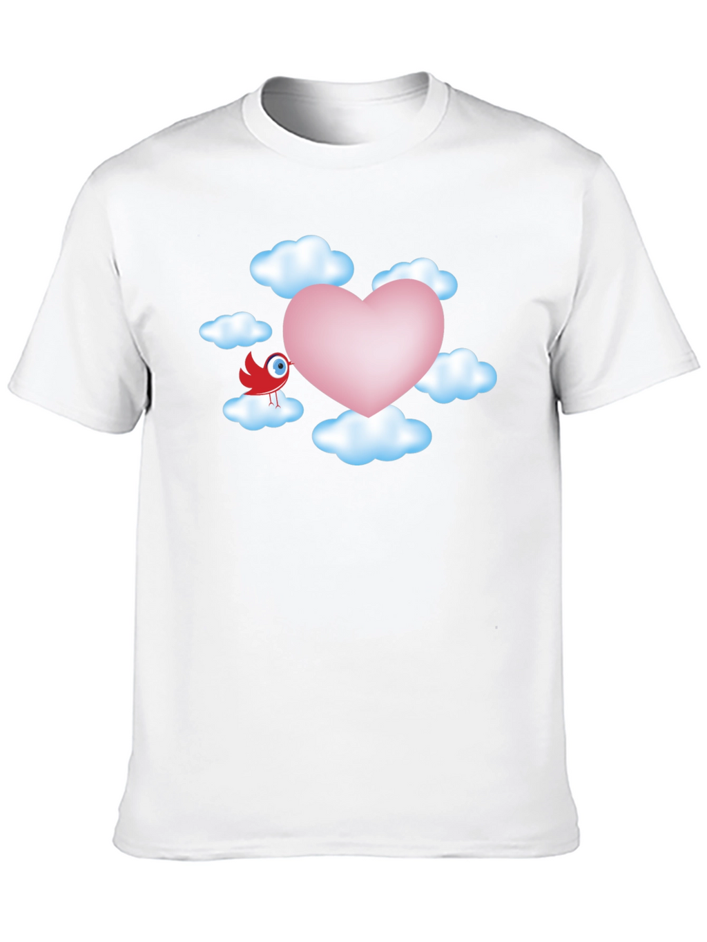 Heart in the Clouds Graphic T-Shirt