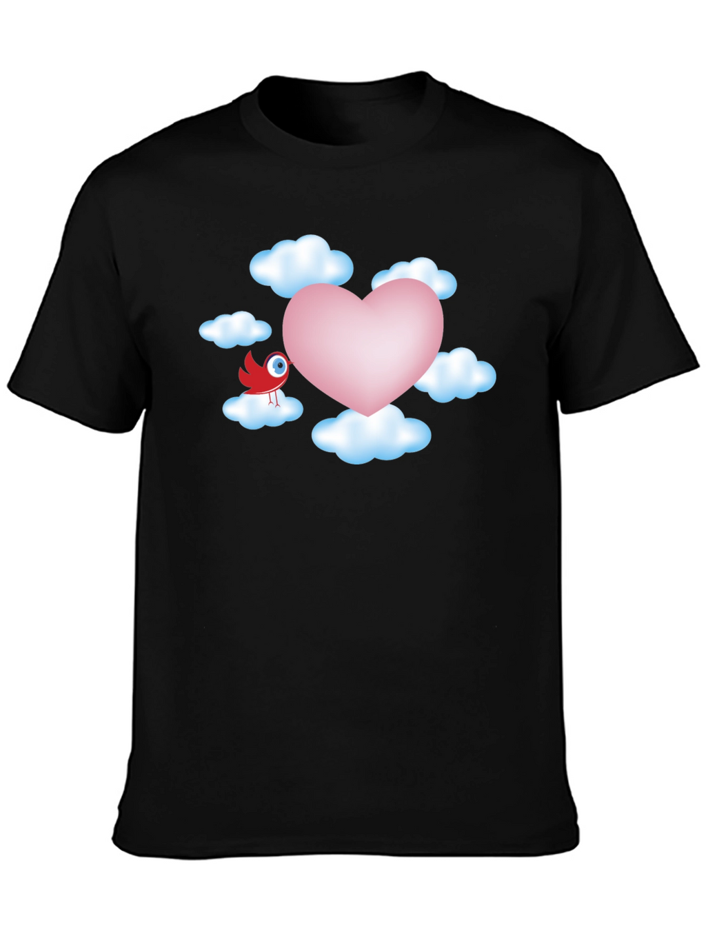 Heart in the Clouds Graphic T-Shirt