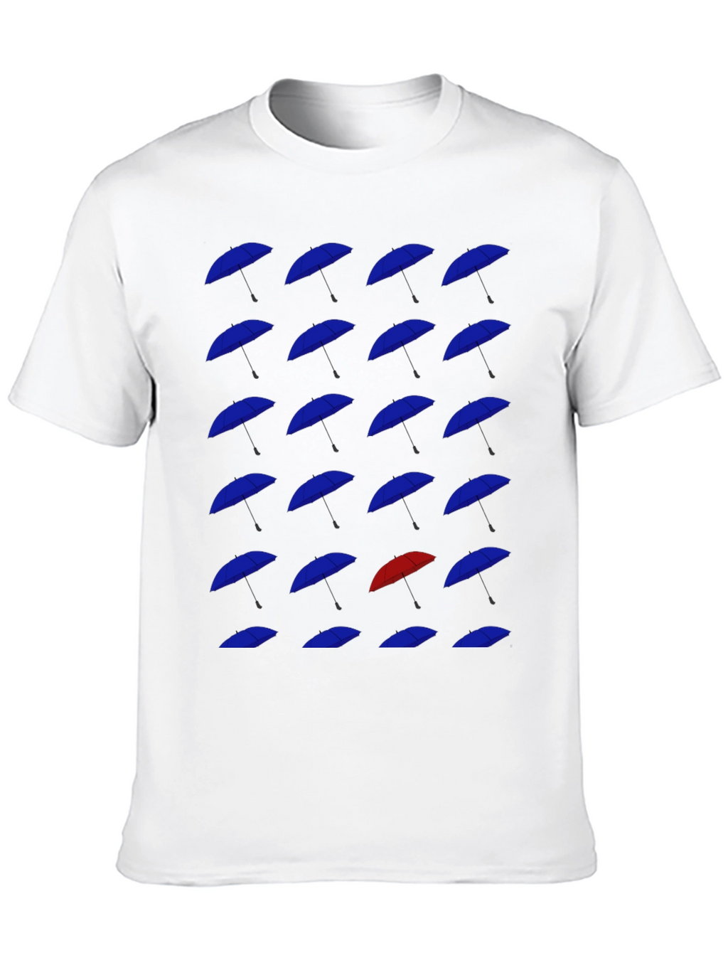 Umbrella Pattern T-Shirt - Be Unique
