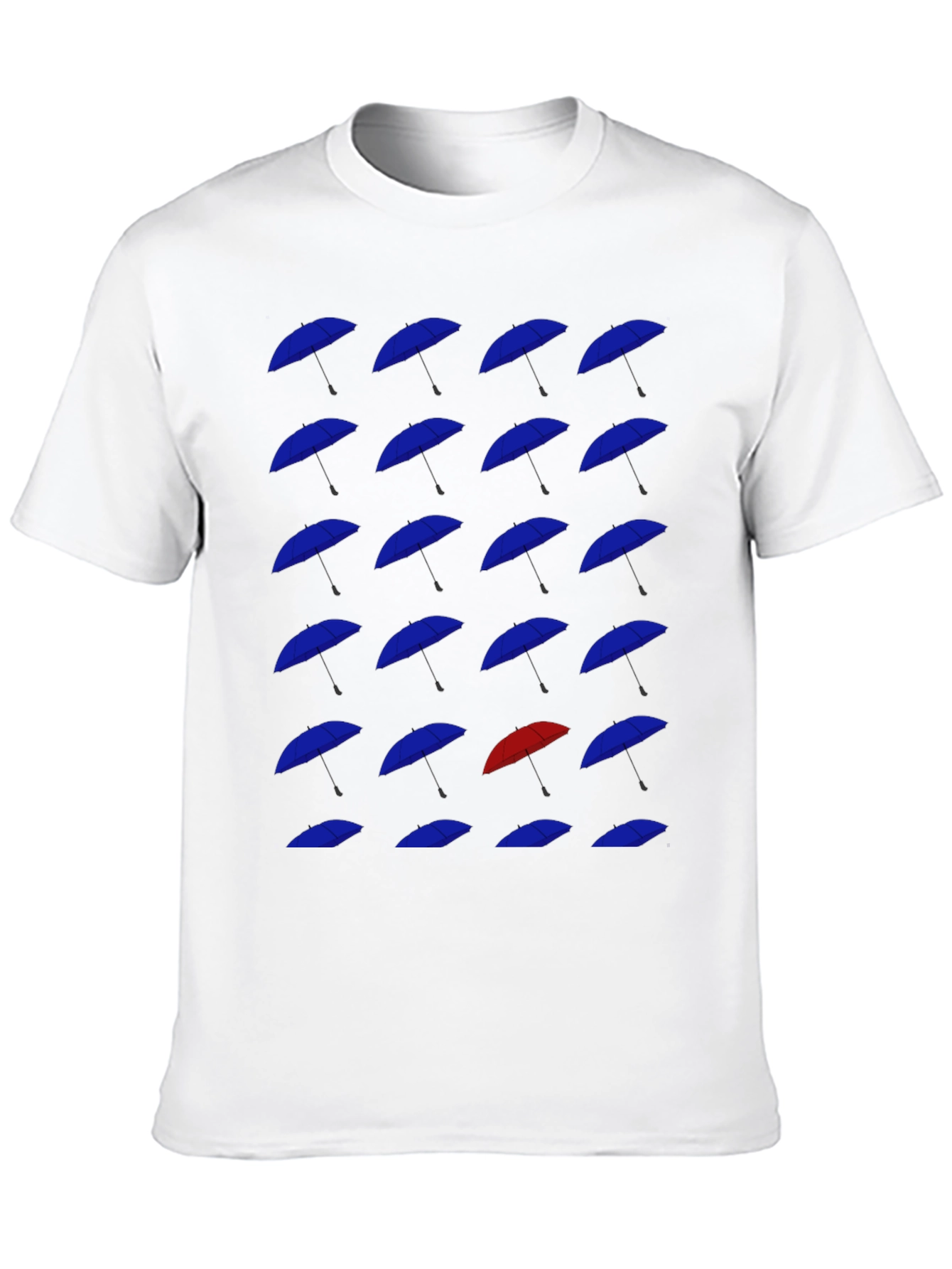 Umbrella Pattern T-Shirt - Be Unique