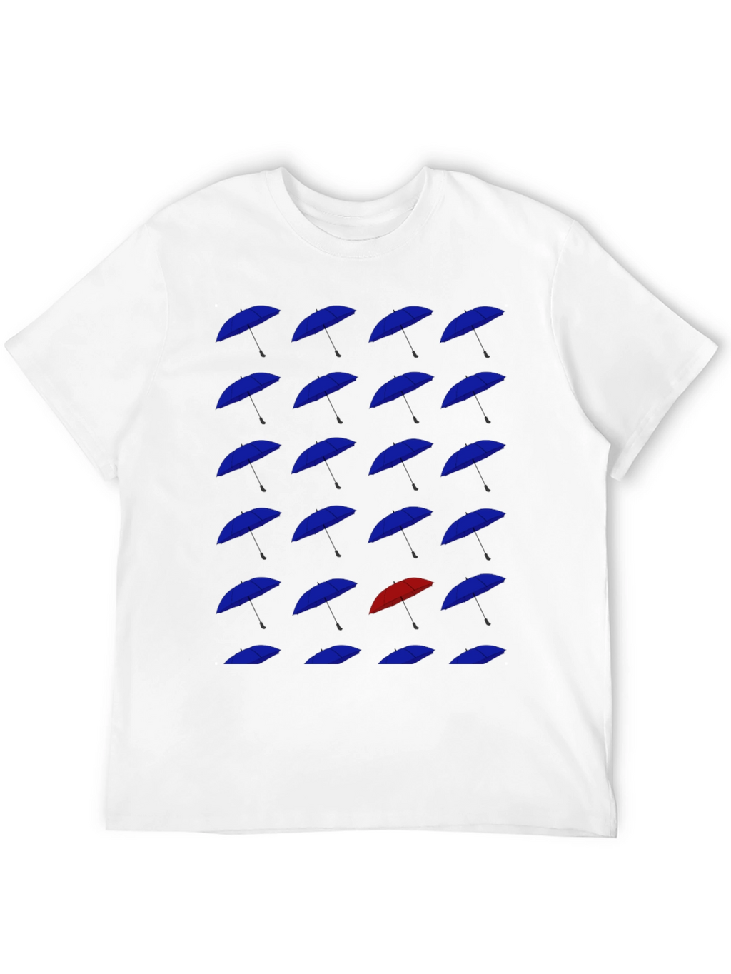 Umbrella Pattern T-Shirt - Be Unique