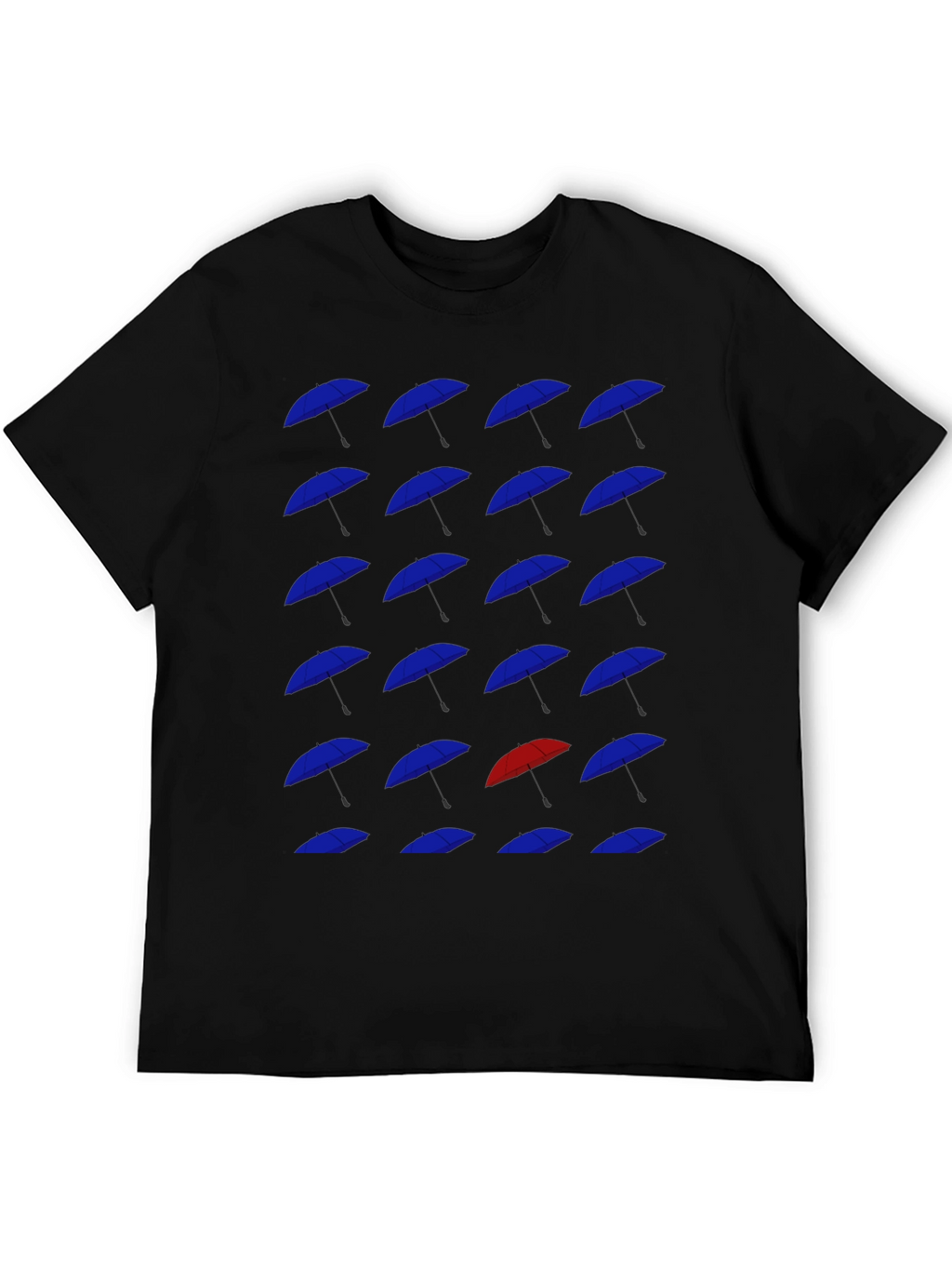Umbrella Pattern T-Shirt - Be Unique