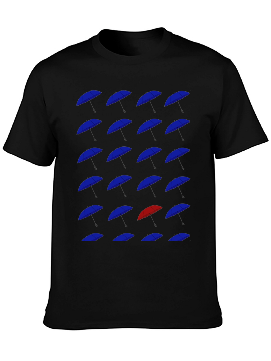 Umbrella Pattern T-Shirt - Be Unique