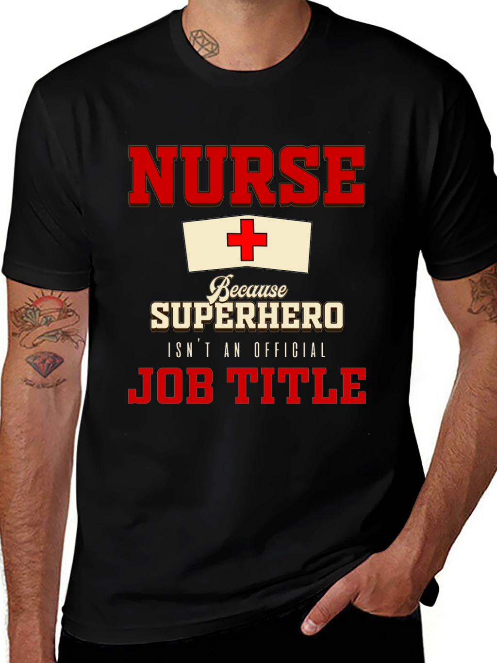Nurse Superhero T-Shirt - Official Job Title