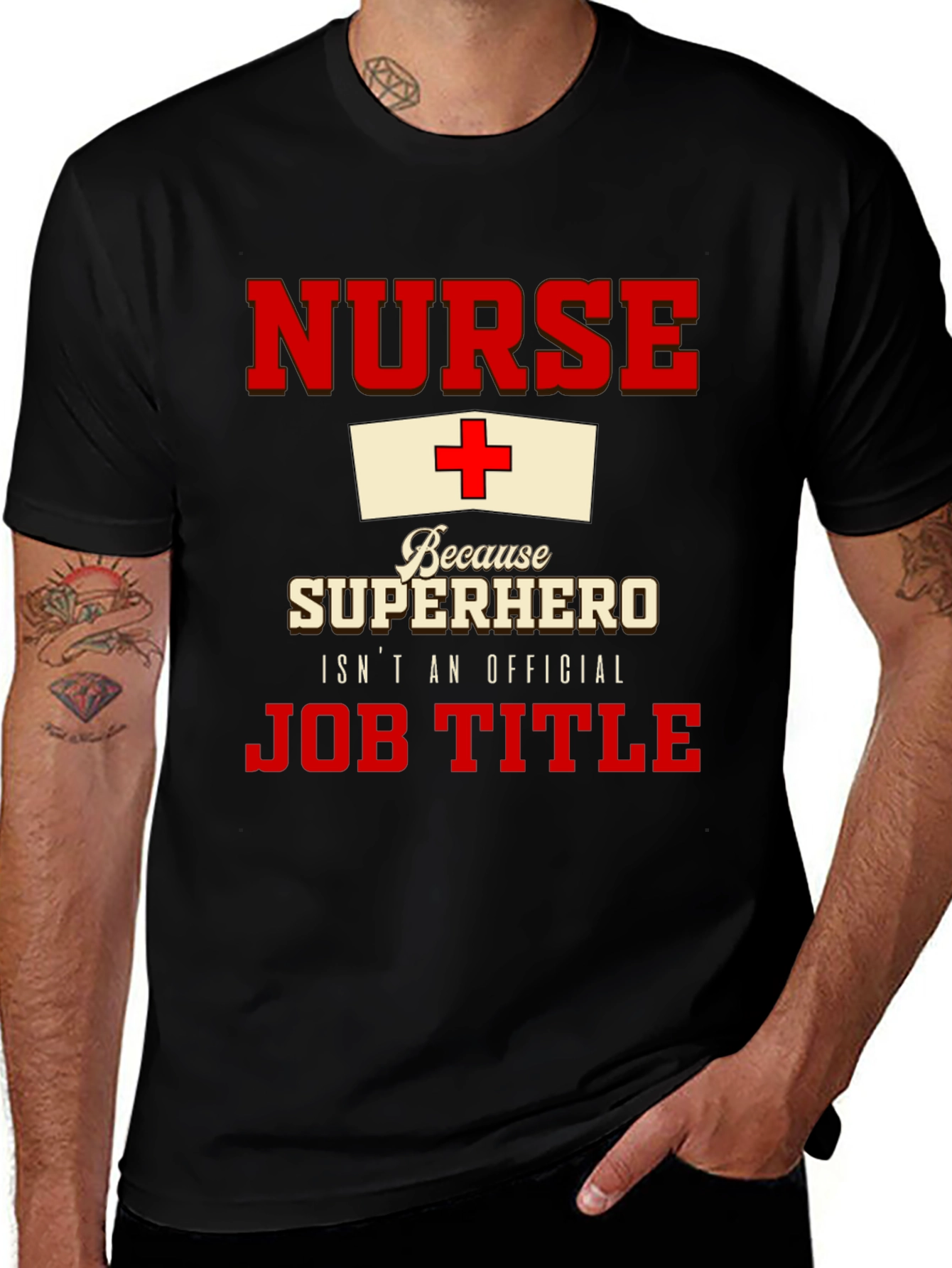 Nurse Superhero T-Shirt - Official Job Title