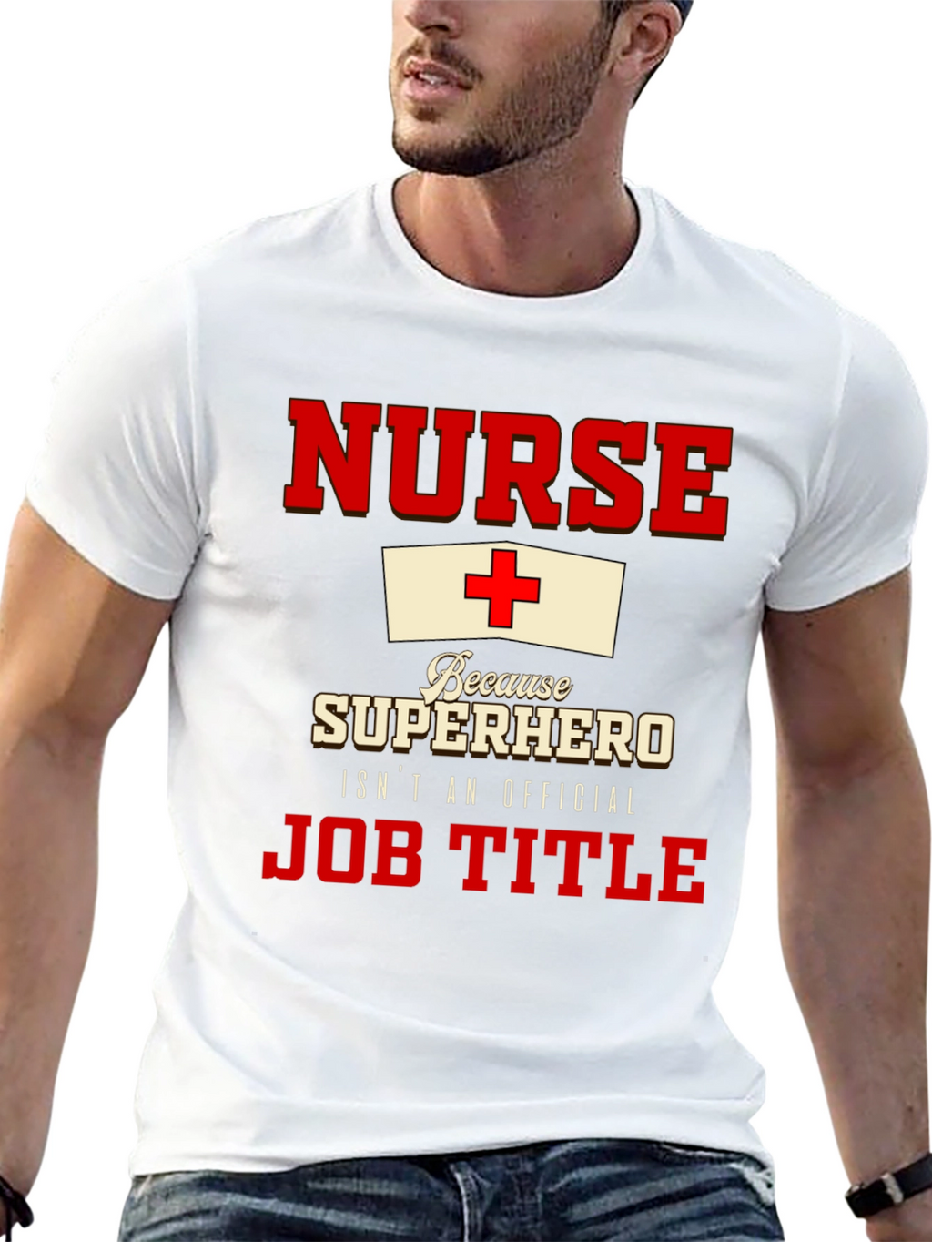 Nurse Superhero T-Shirt - Official Job Title