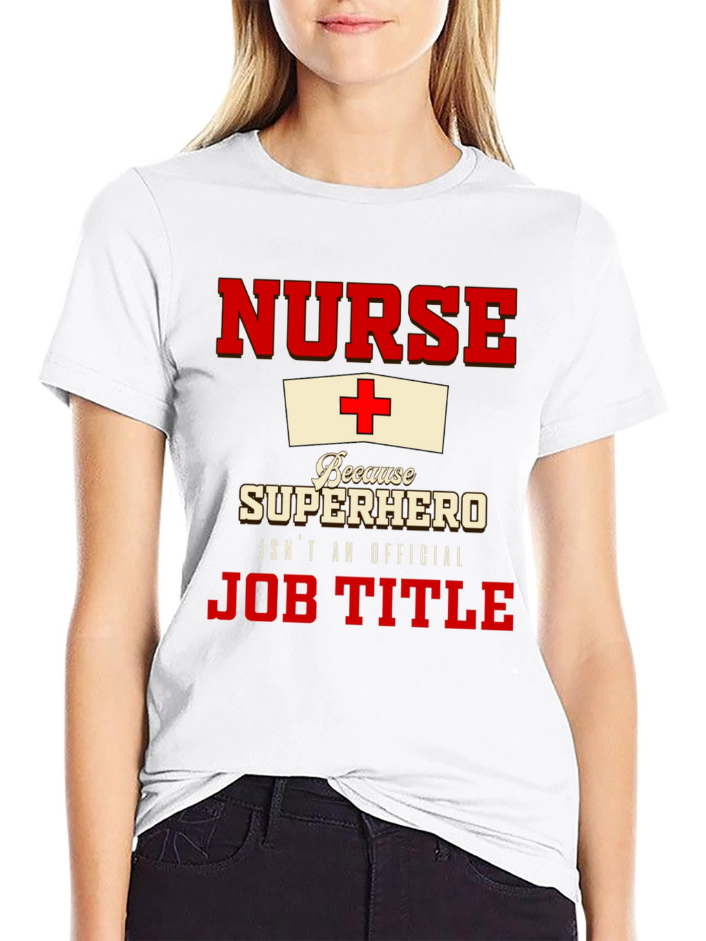 Nurse Superhero T-Shirt - Official Job Title