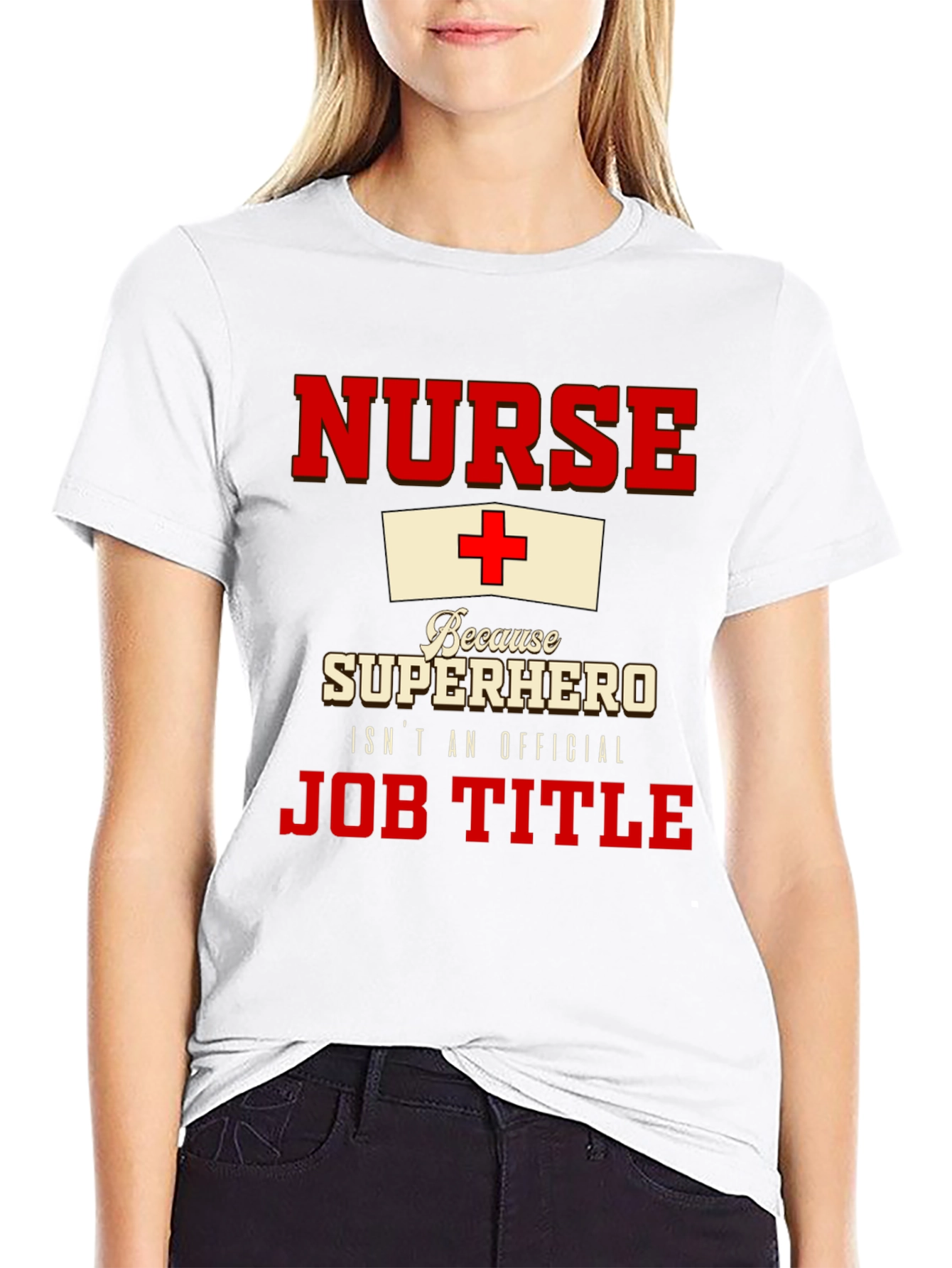Nurse Superhero T-Shirt - Official Job Title
