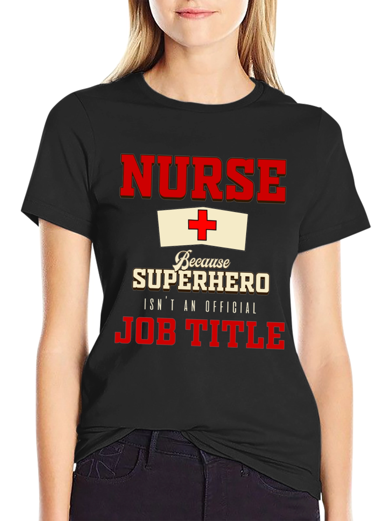 Nurse Superhero T-Shirt - Official Job Title