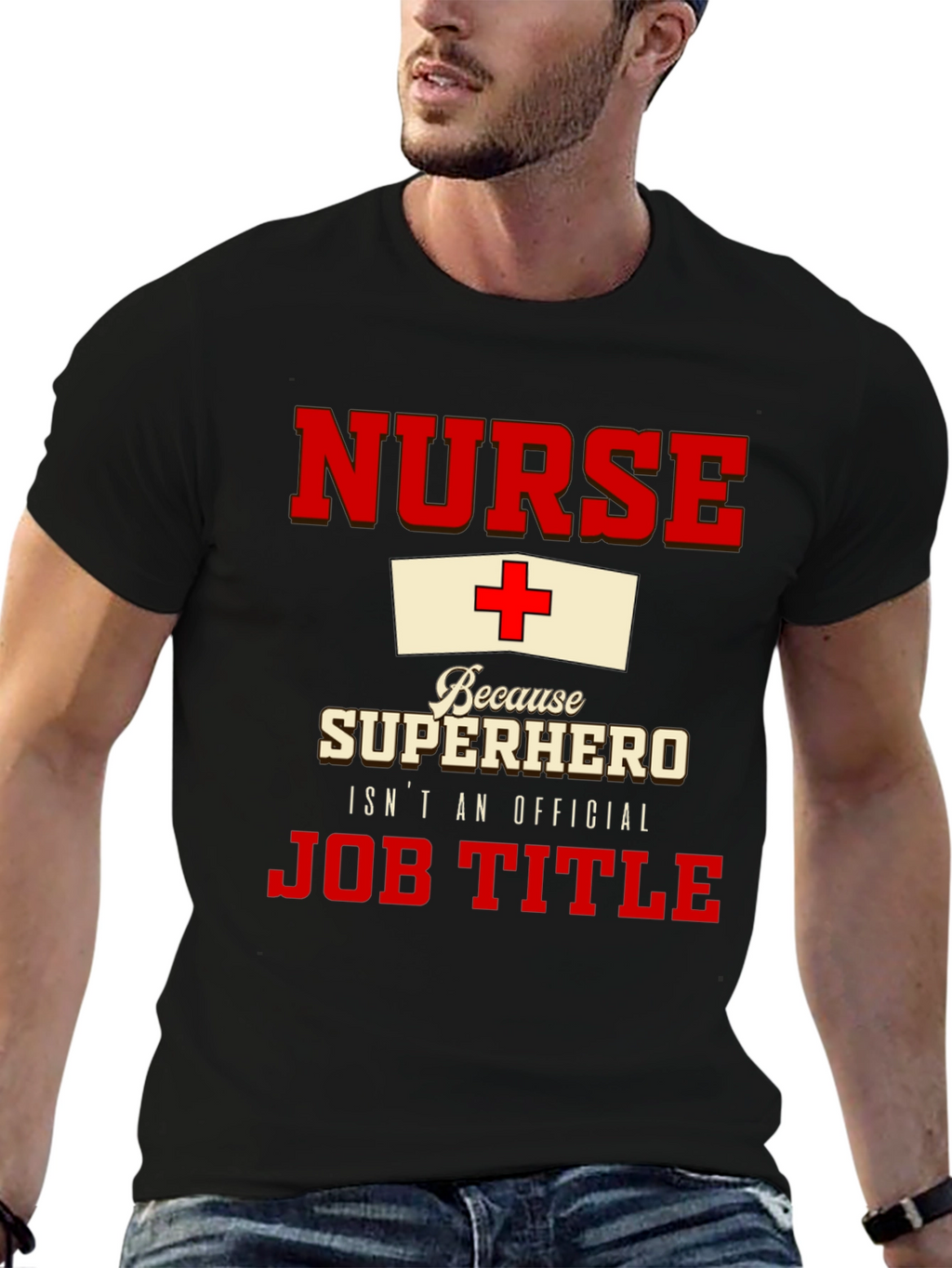 Nurse Superhero T-Shirt - Official Job Title