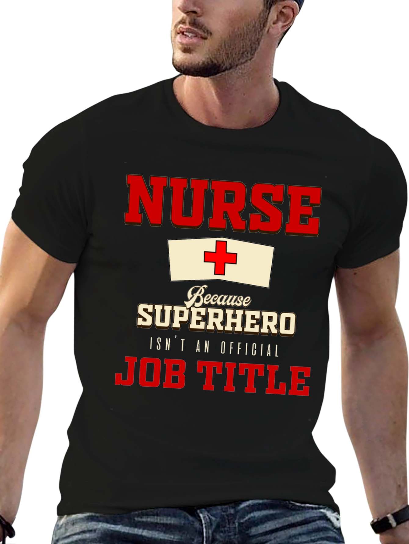 Nurse Superhero T-Shirt - Official Job Title