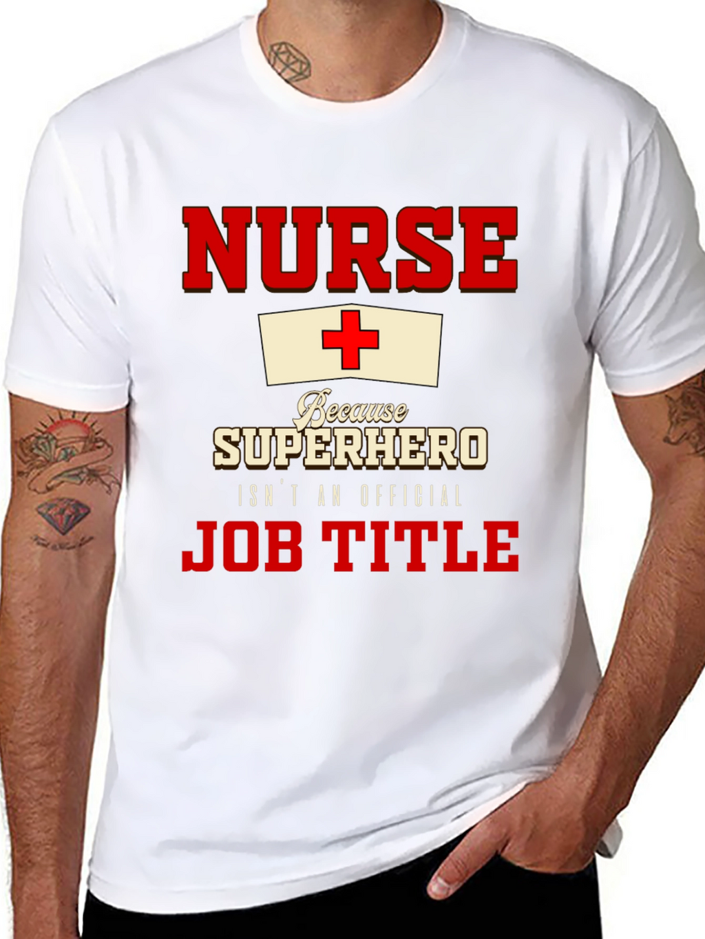 Nurse Superhero T-Shirt - Official Job Title