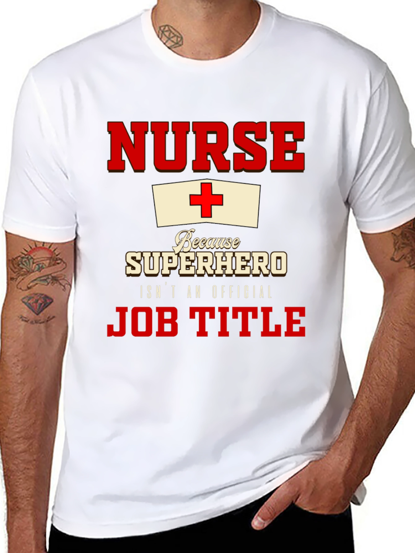 Nurse Superhero T-Shirt - Official Job Title
