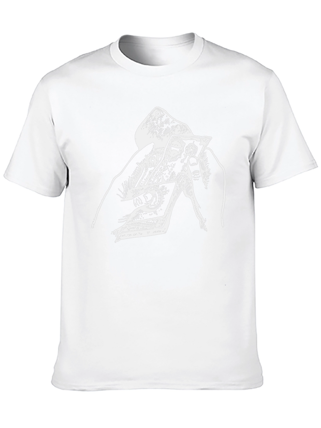 Black T-Shirt with Graphic Print