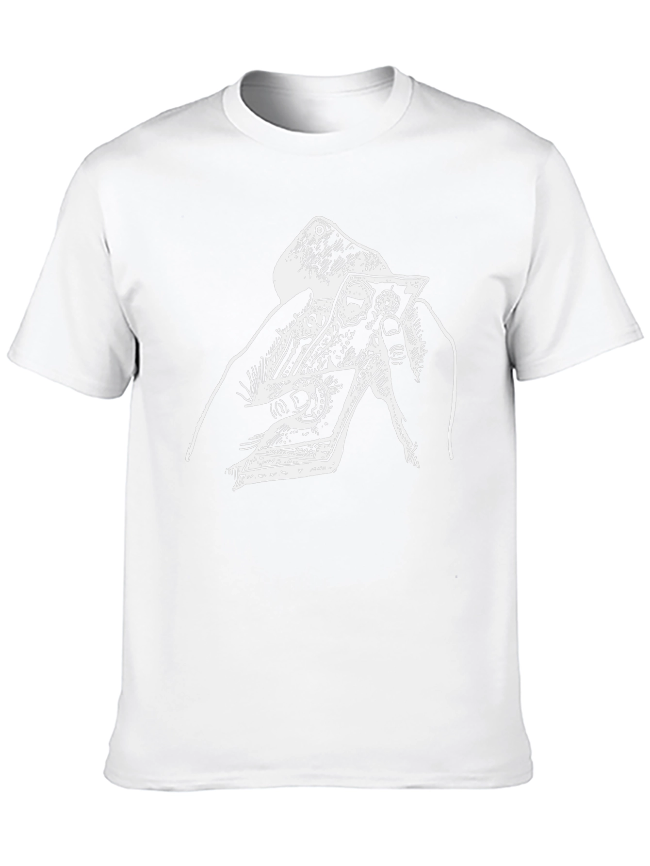 Black T-Shirt with Graphic Print