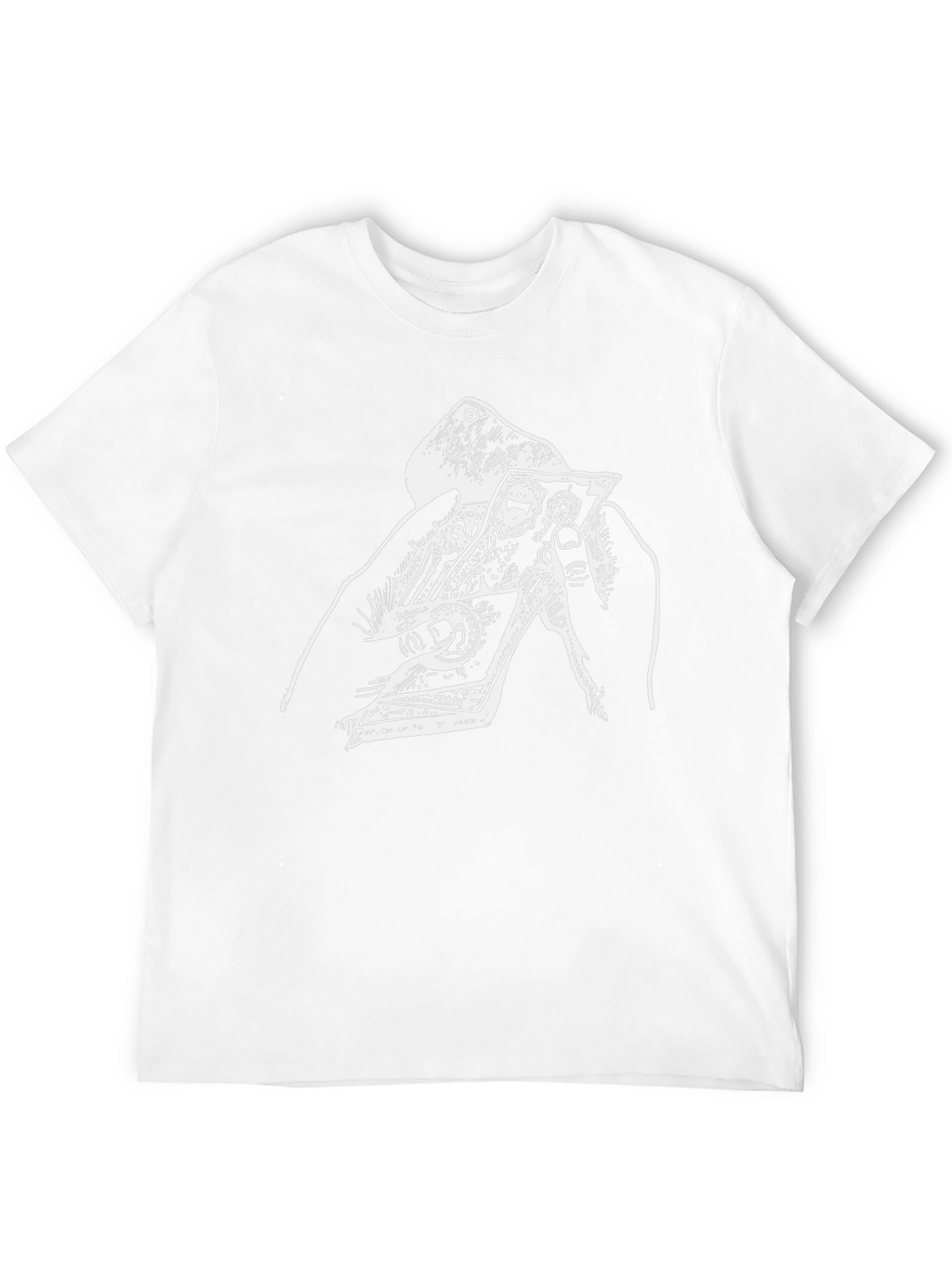 Black T-Shirt with Graphic Print