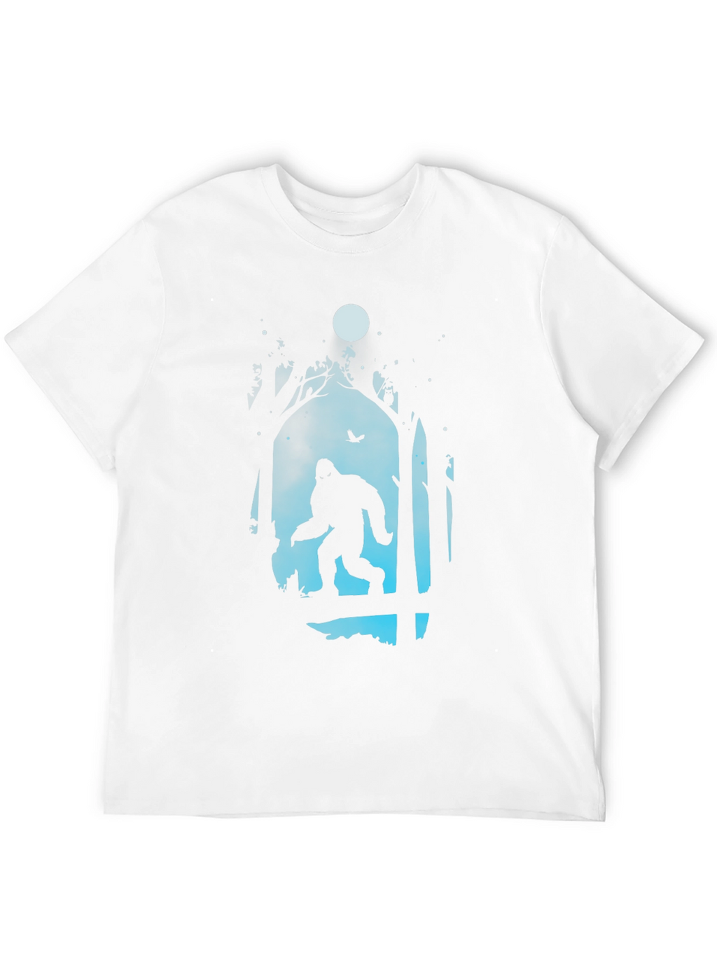 Bigfoot Silhouette Graphic Tee - Black