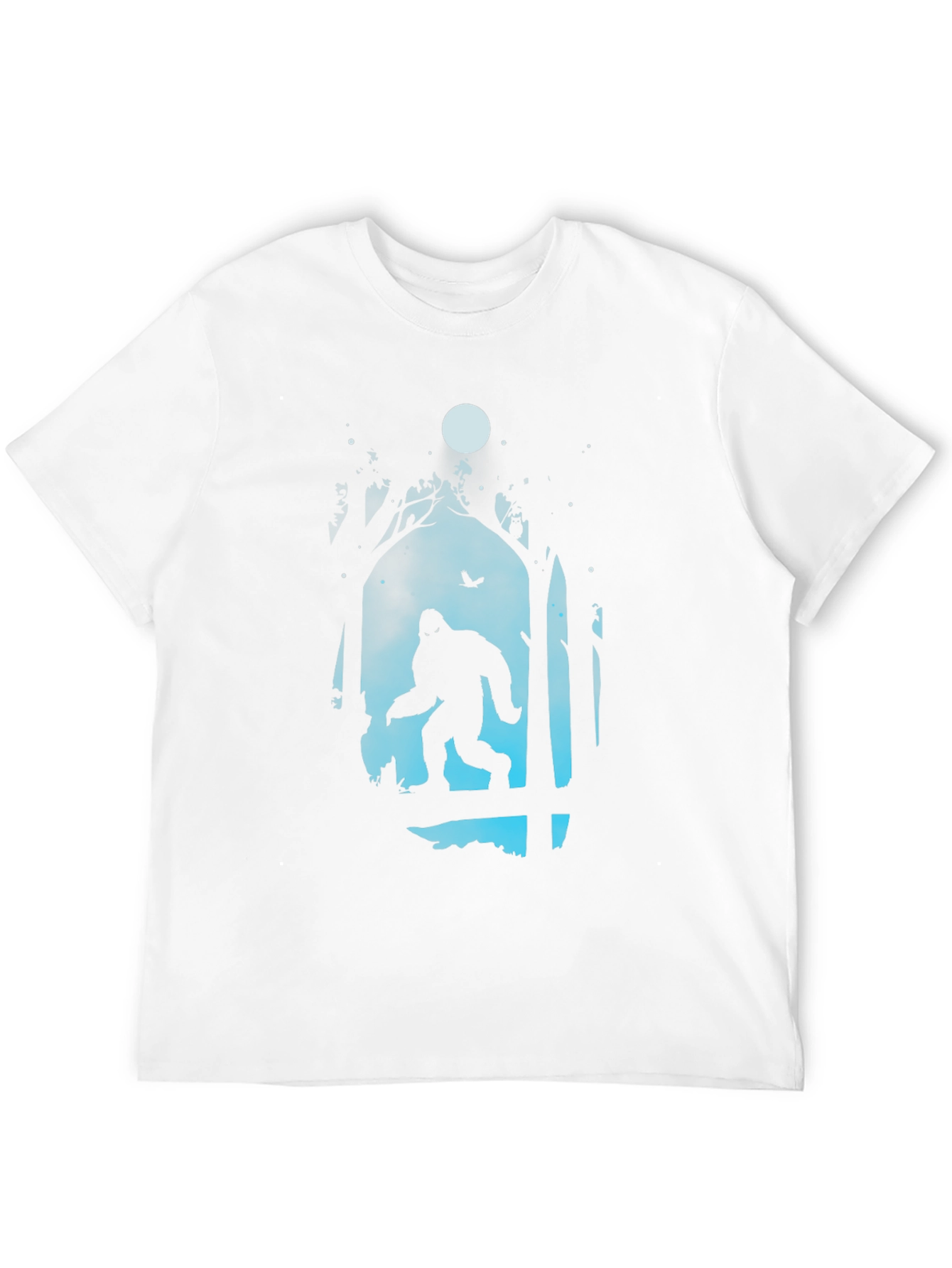 Bigfoot Silhouette Graphic Tee - Black