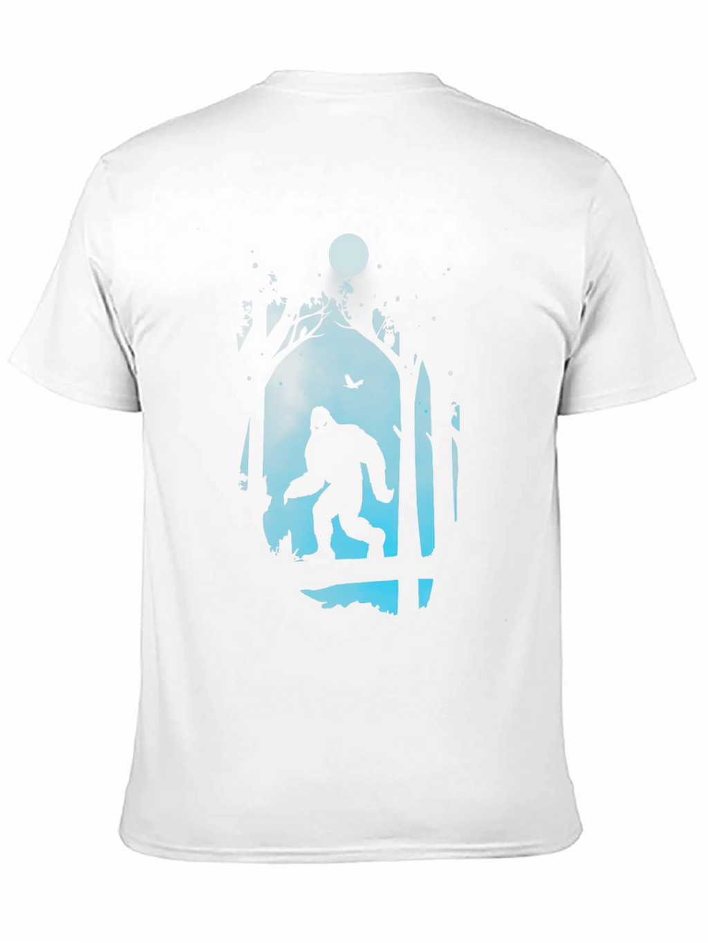 Bigfoot Silhouette Graphic Tee - Black