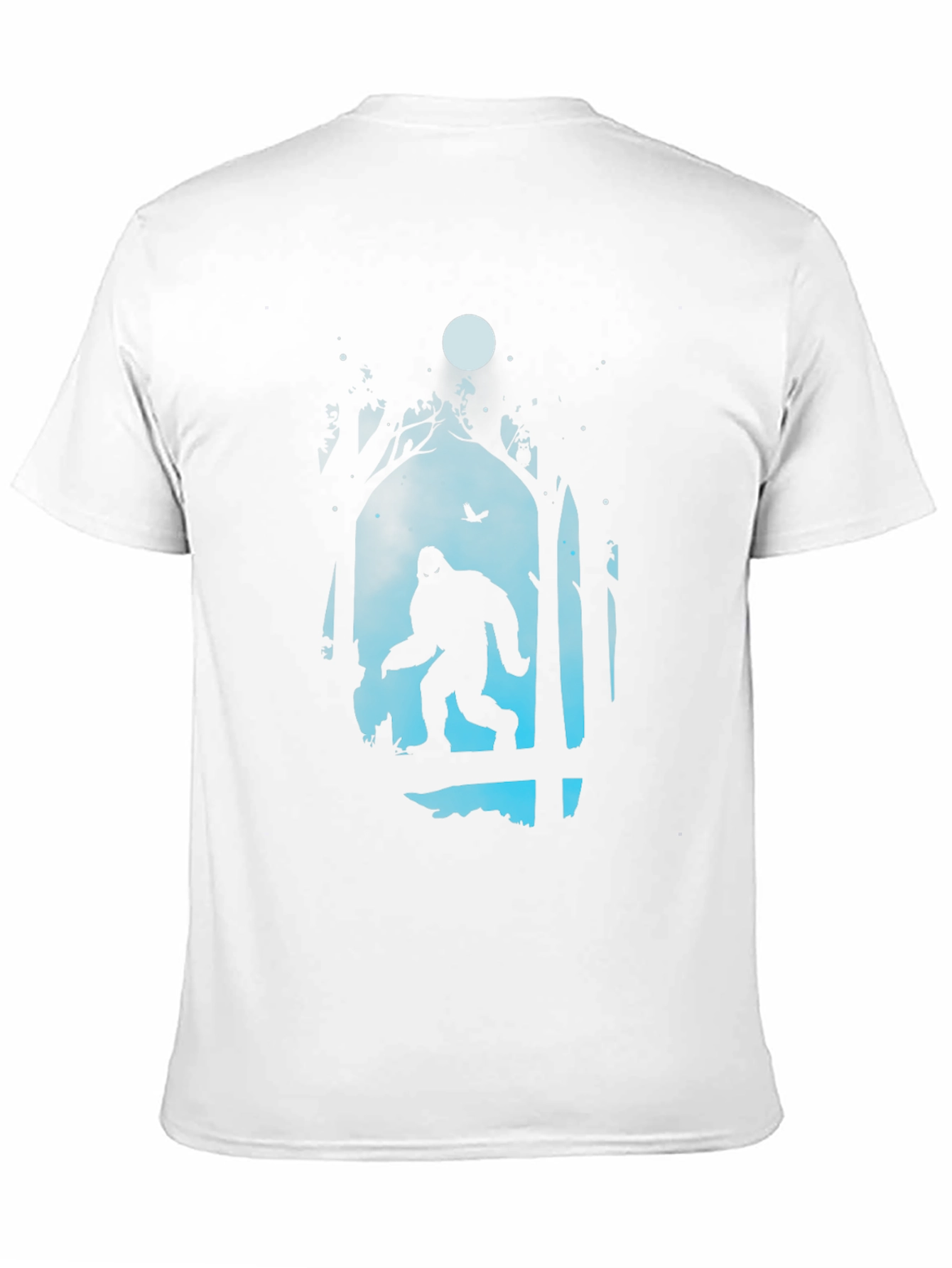 Bigfoot Silhouette Graphic Tee - Black