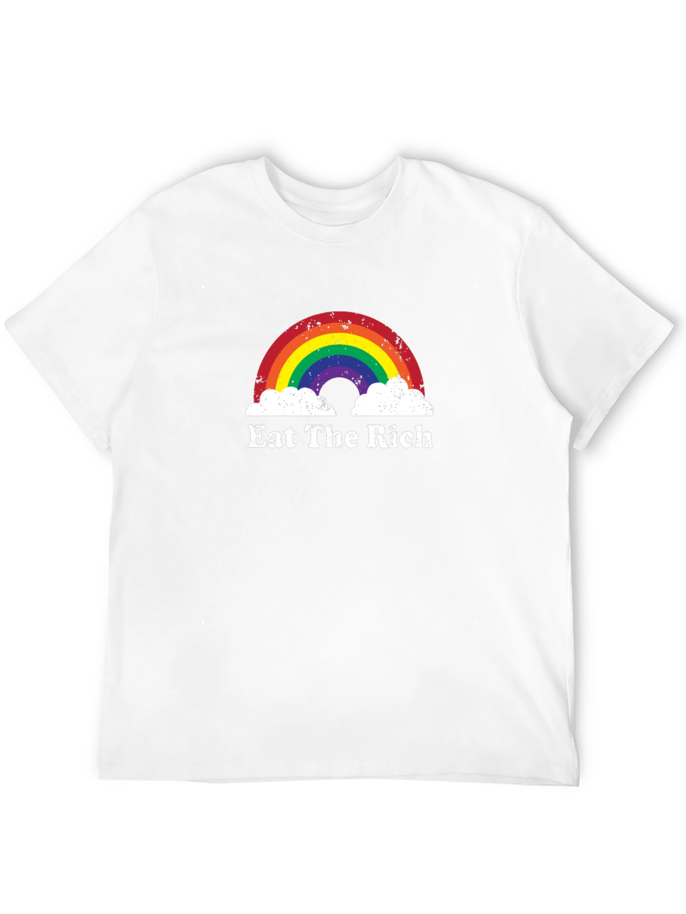 Eat The Rich Rainbow Graphic T-Shirt