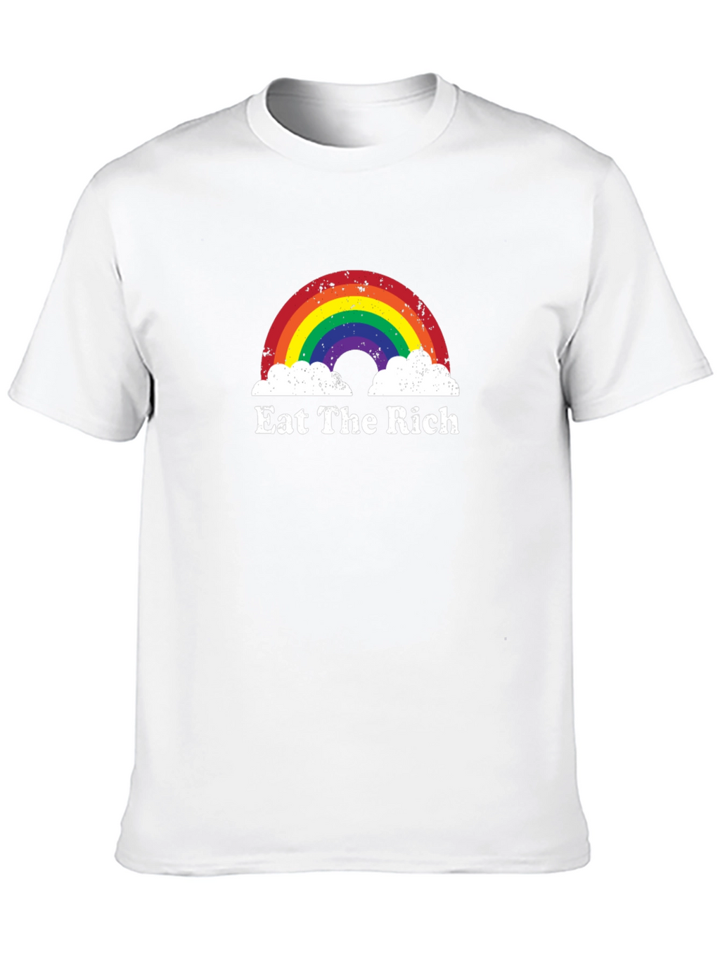 Eat The Rich Rainbow Graphic T-Shirt