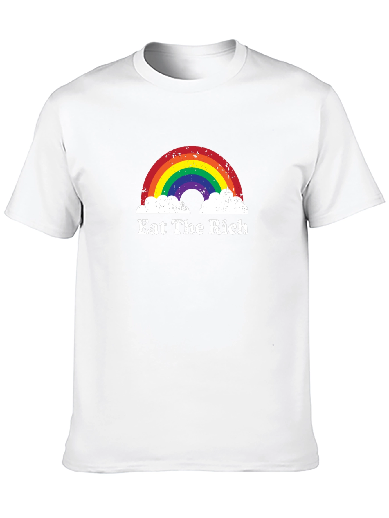 Eat The Rich Rainbow Graphic T-Shirt