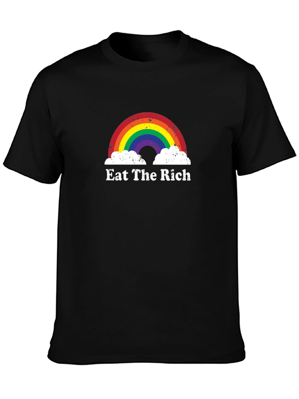 Eat The Rich Rainbow Graphic T-Shirt