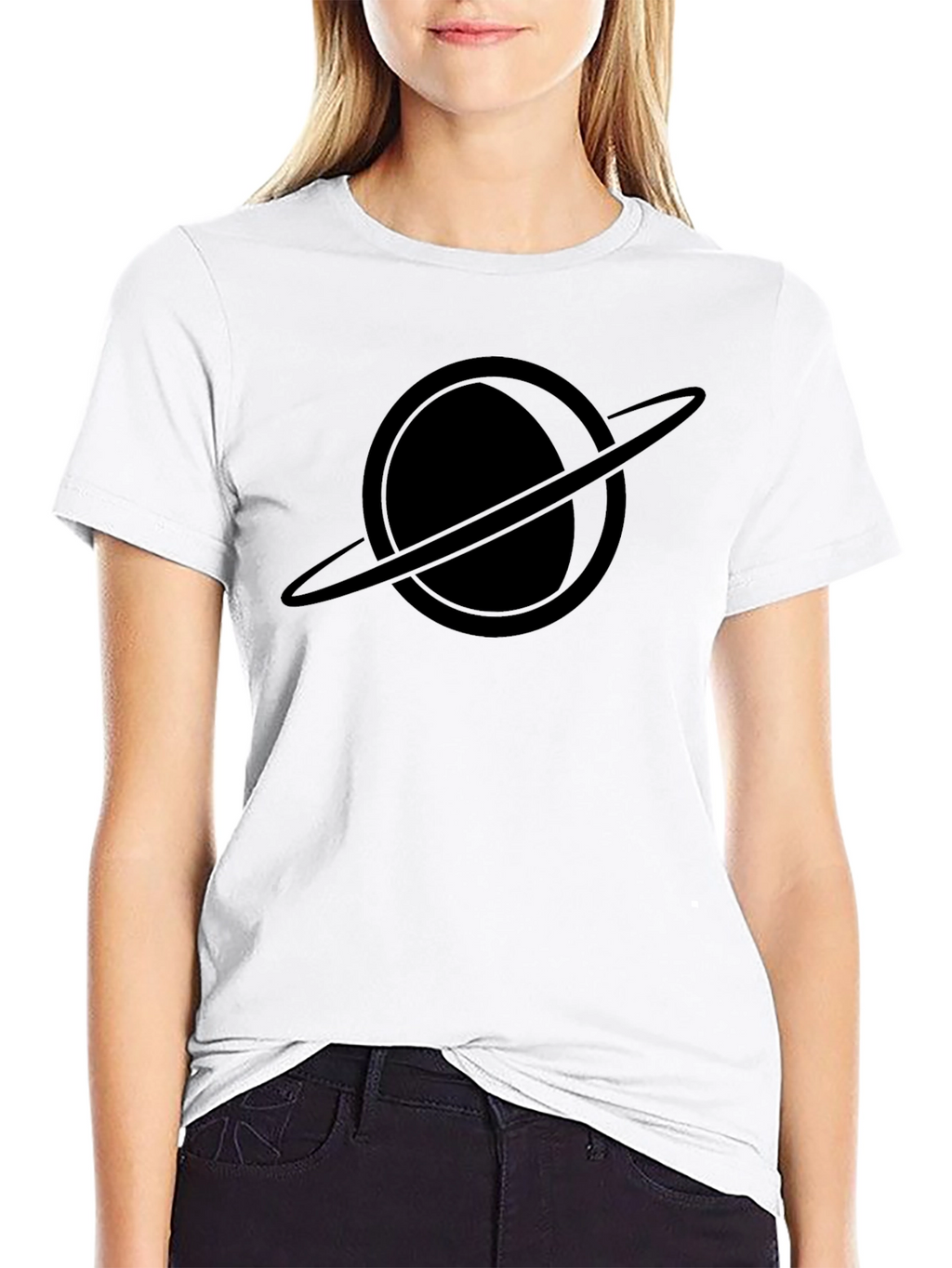 Saturn Graphic T-Shirt - Space Planet Tee