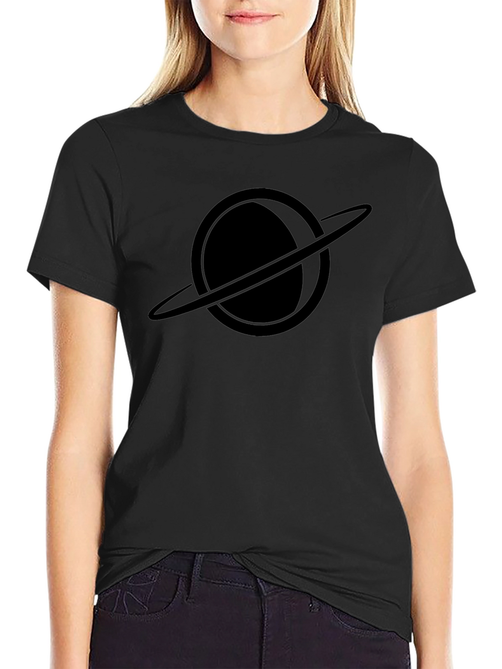 Saturn Graphic T-Shirt - Space Planet Tee