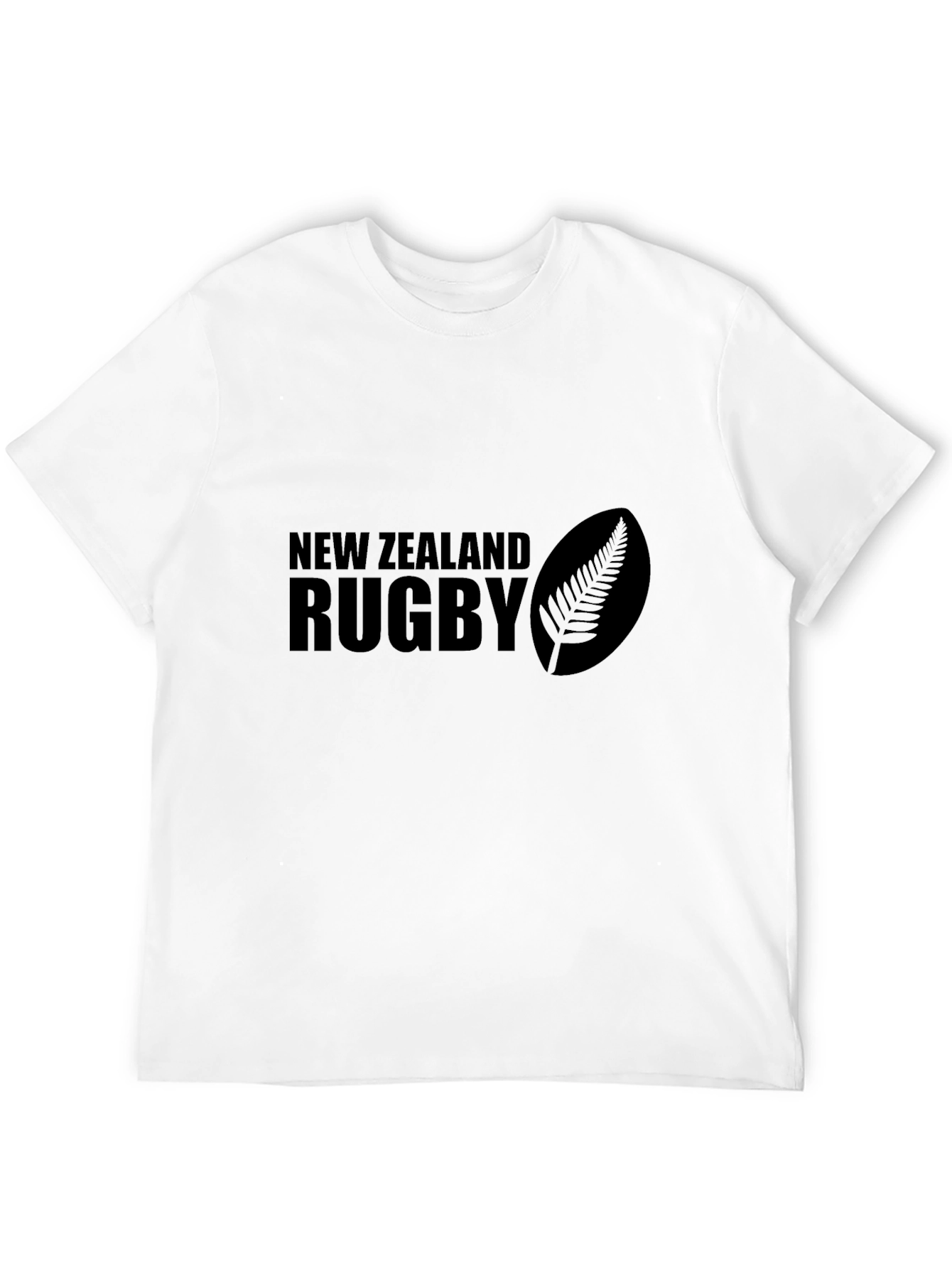 New Zealand Rugby Graphic Black T-Shirt