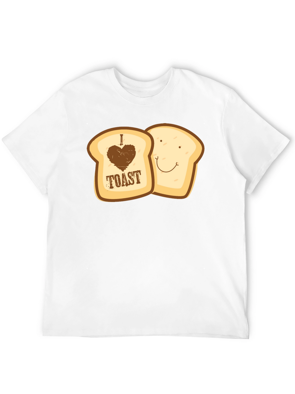 I Love Toast Graphic Novelty Tee