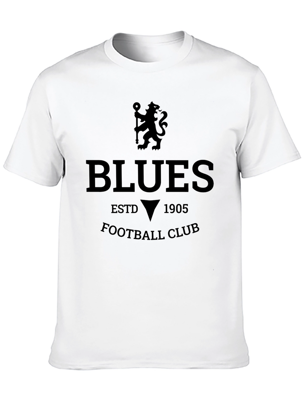 Blues Football Club Black T-Shirt