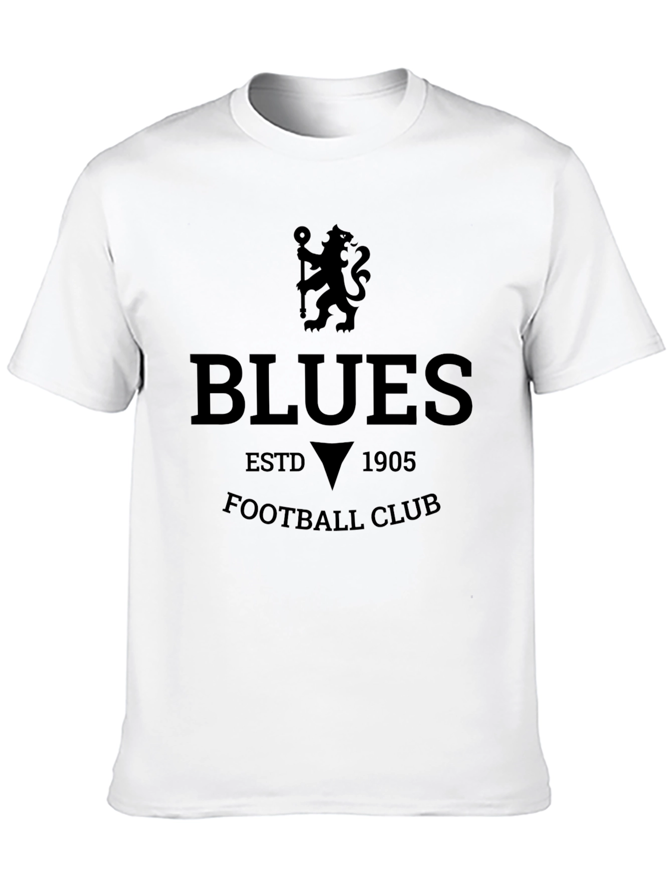 Blues Football Club Black T-Shirt