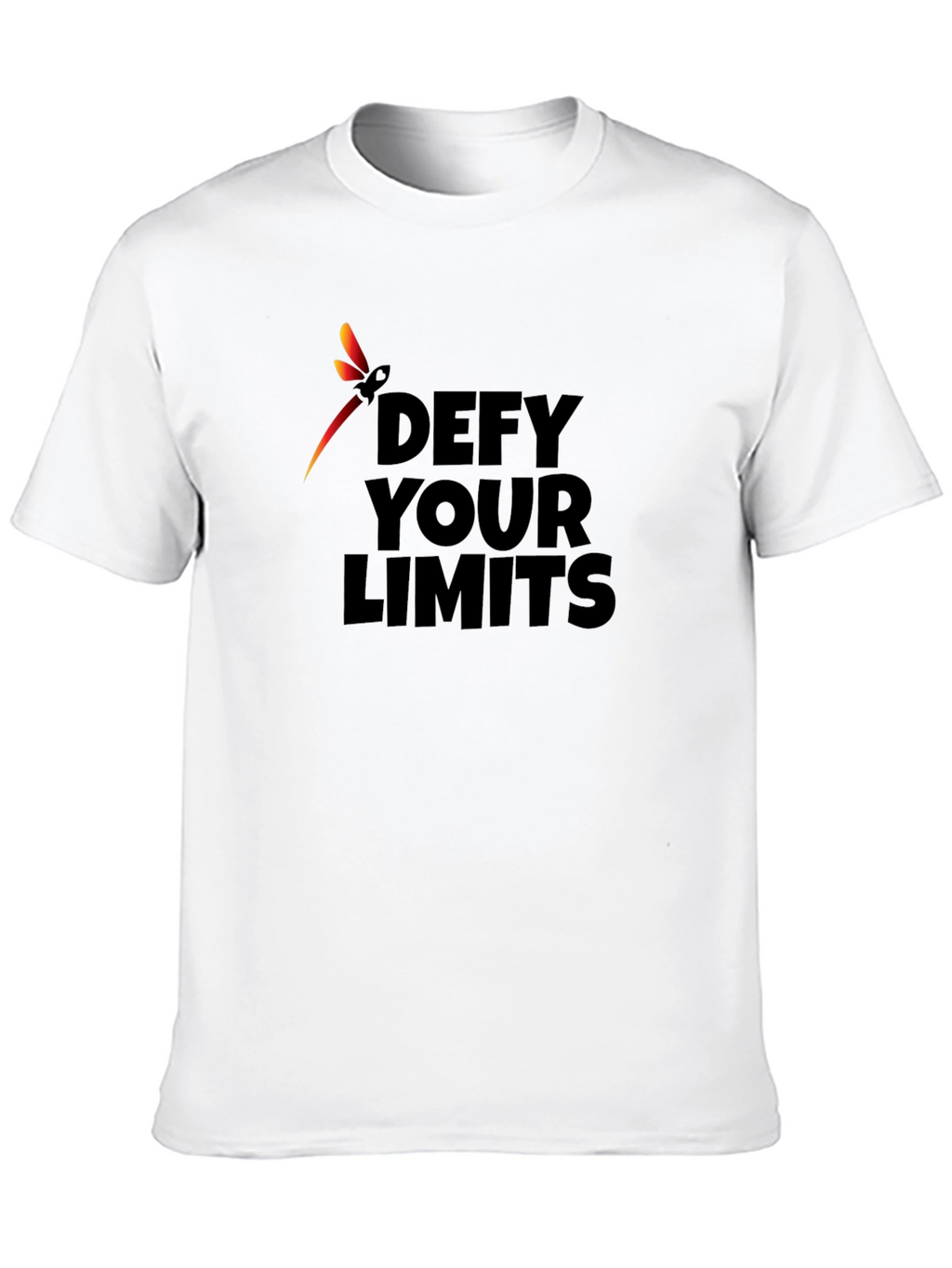 Defy Your Limits Black Graphic Tee