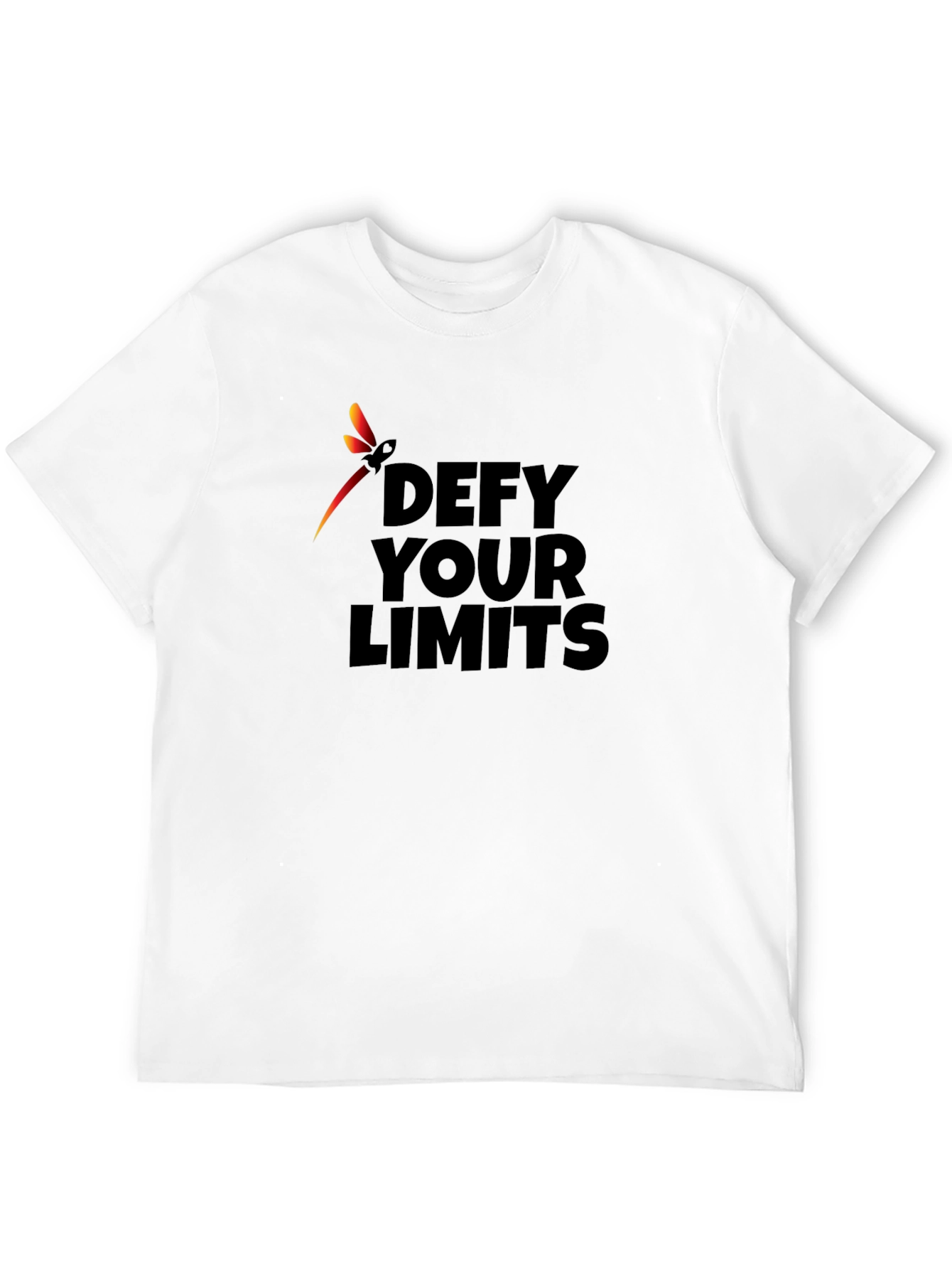 Defy Your Limits Black Graphic Tee