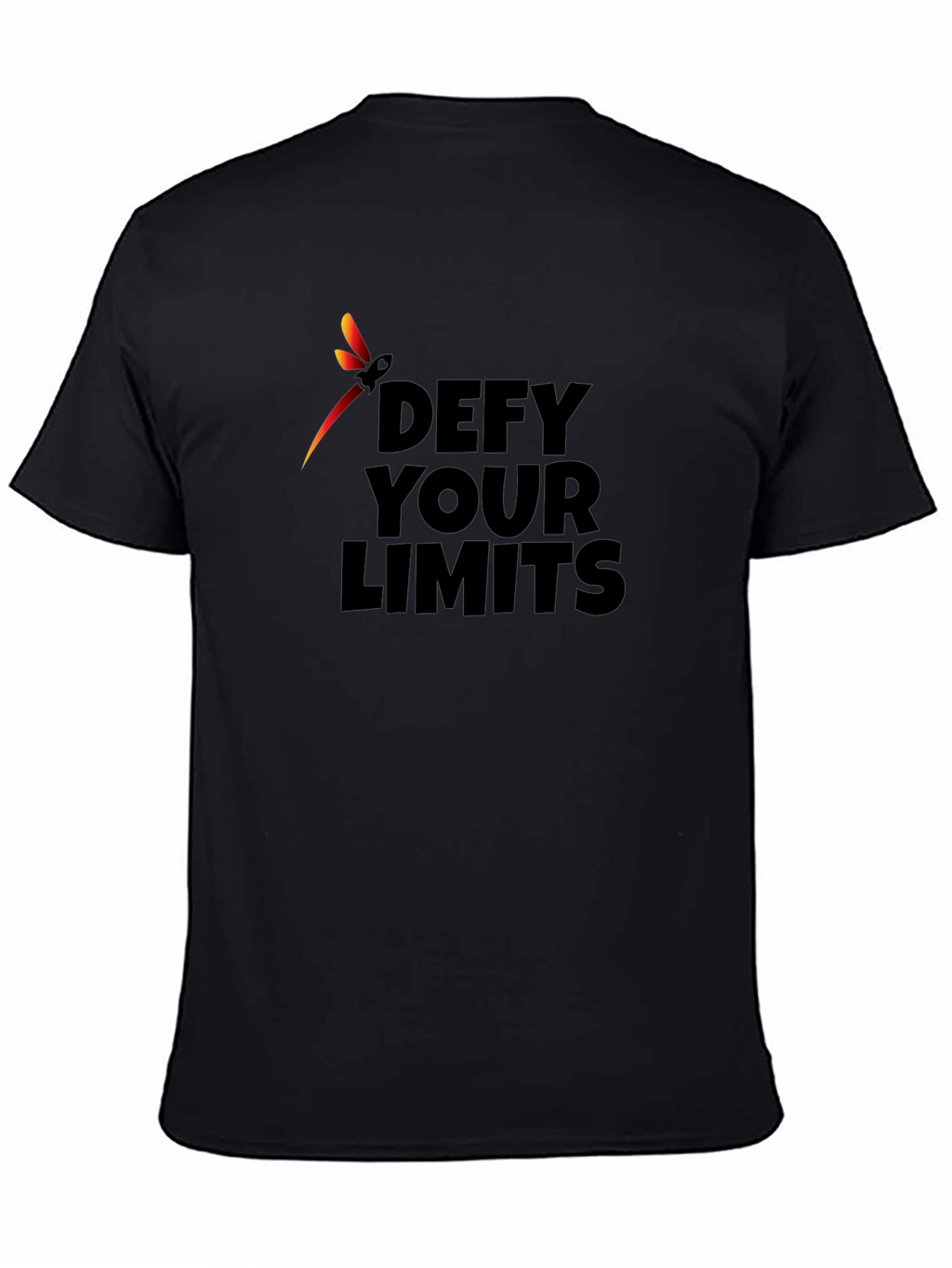 Defy Your Limits Black Graphic Tee