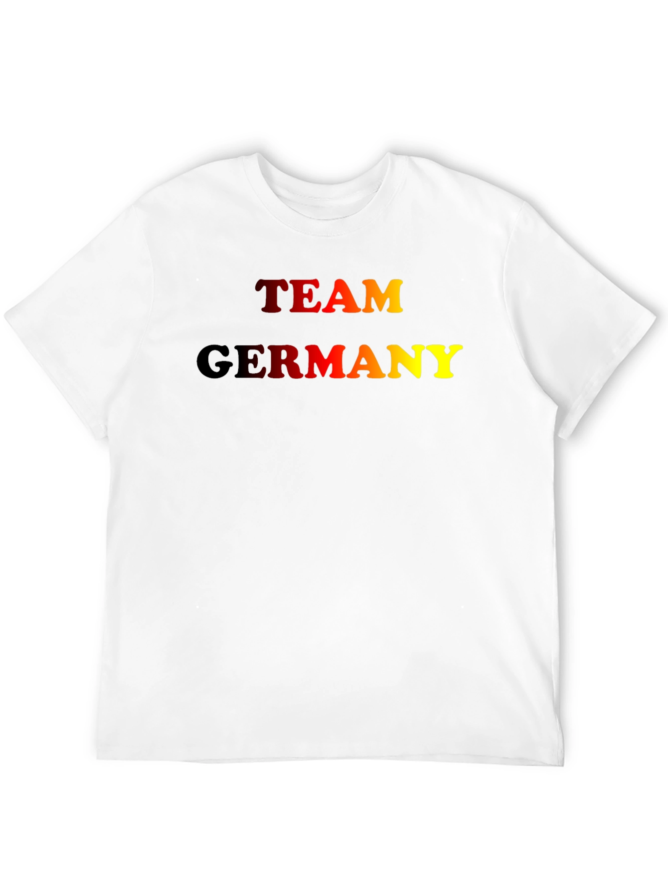 Team Germany Graphic Tee - Black Cotton T-Shirt