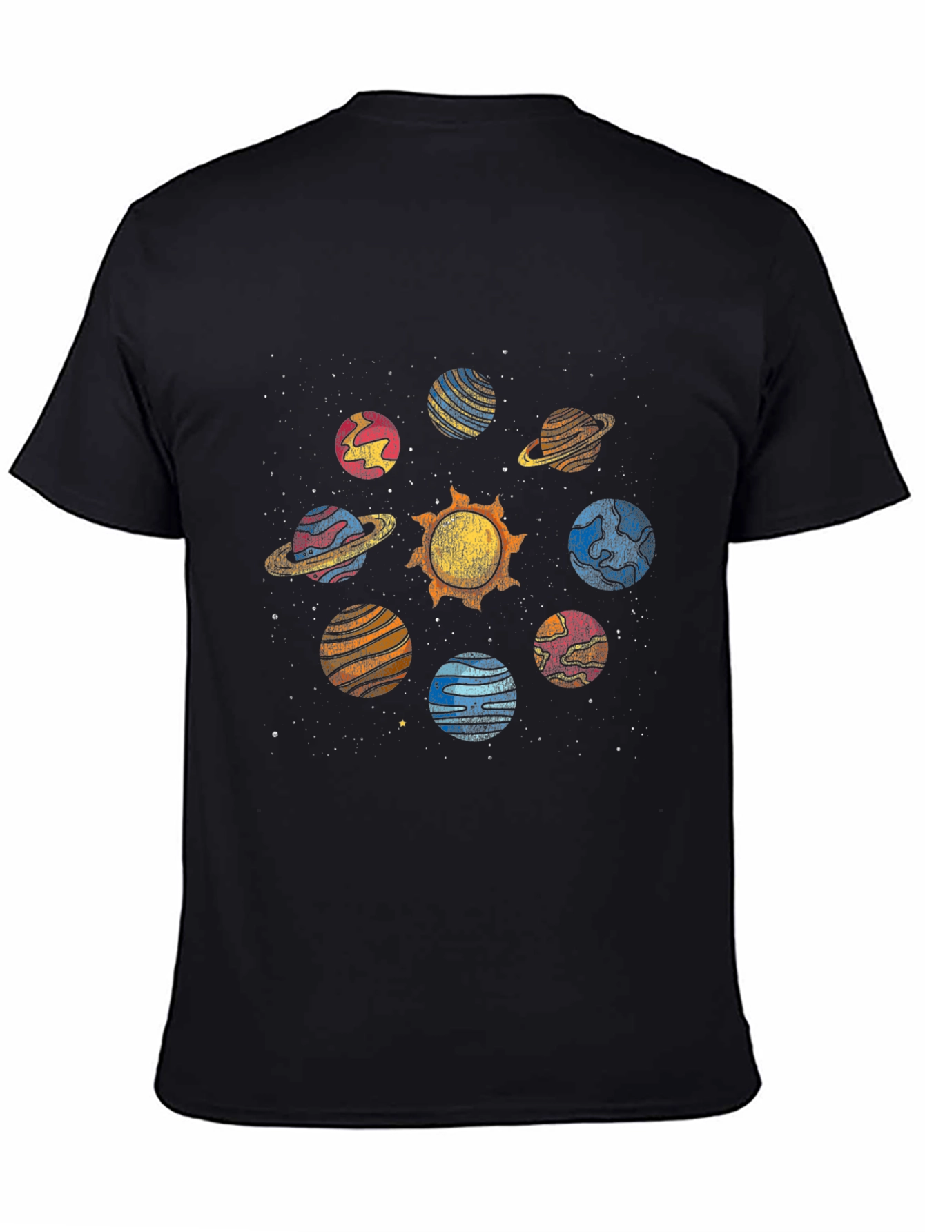 Solar System Planet Graphic T-Shirt